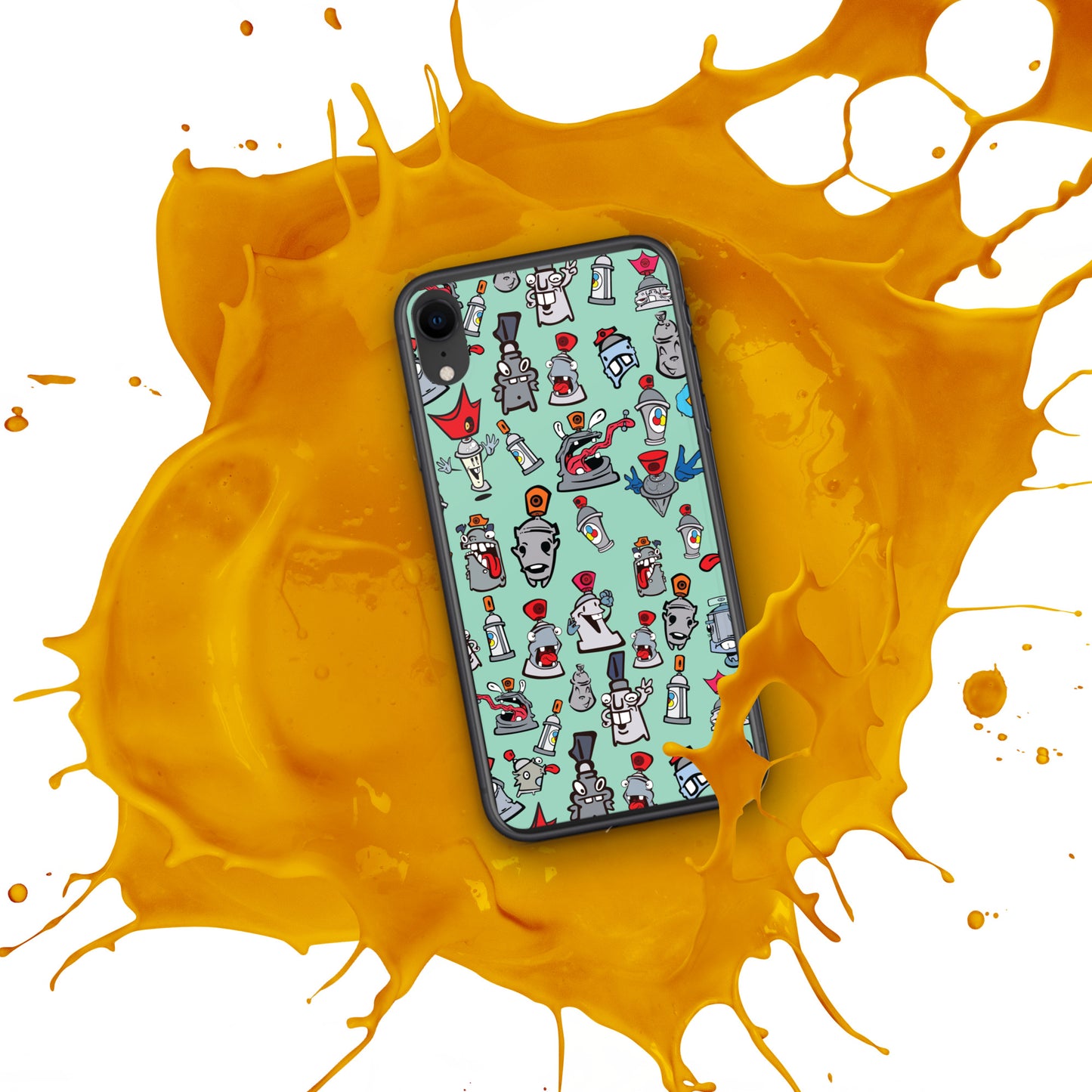 Clear Case for iPhone® - Skizo Fa2hq Can Society Cartoon Characters -