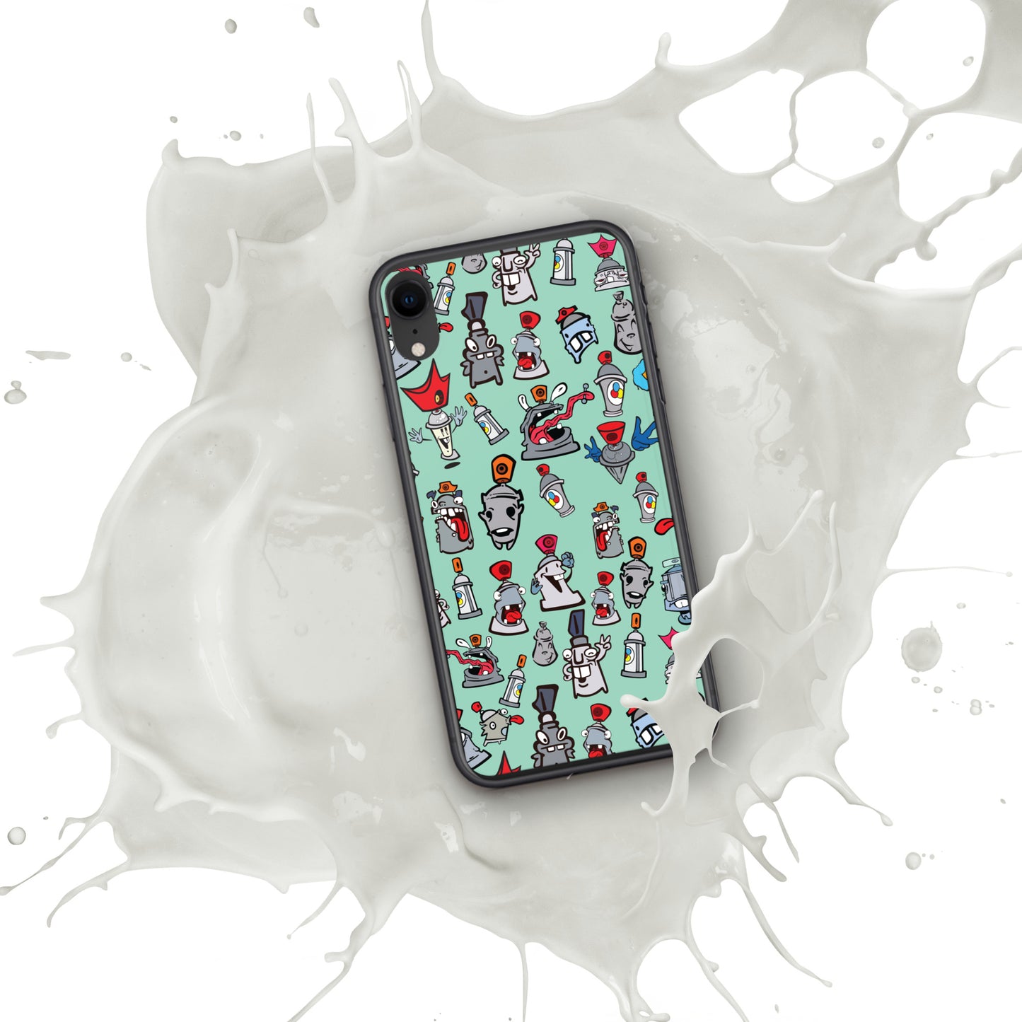 Clear Case for iPhone® - Skizo Fa2hq Can Society Cartoon Characters -