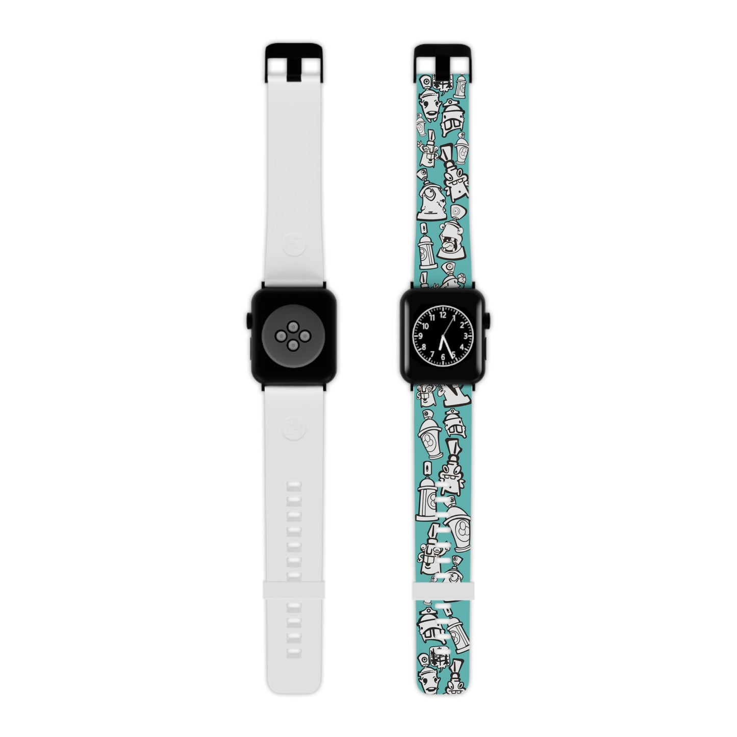 Spray-Can Graffiti Characters Watch Band for Apple Watch