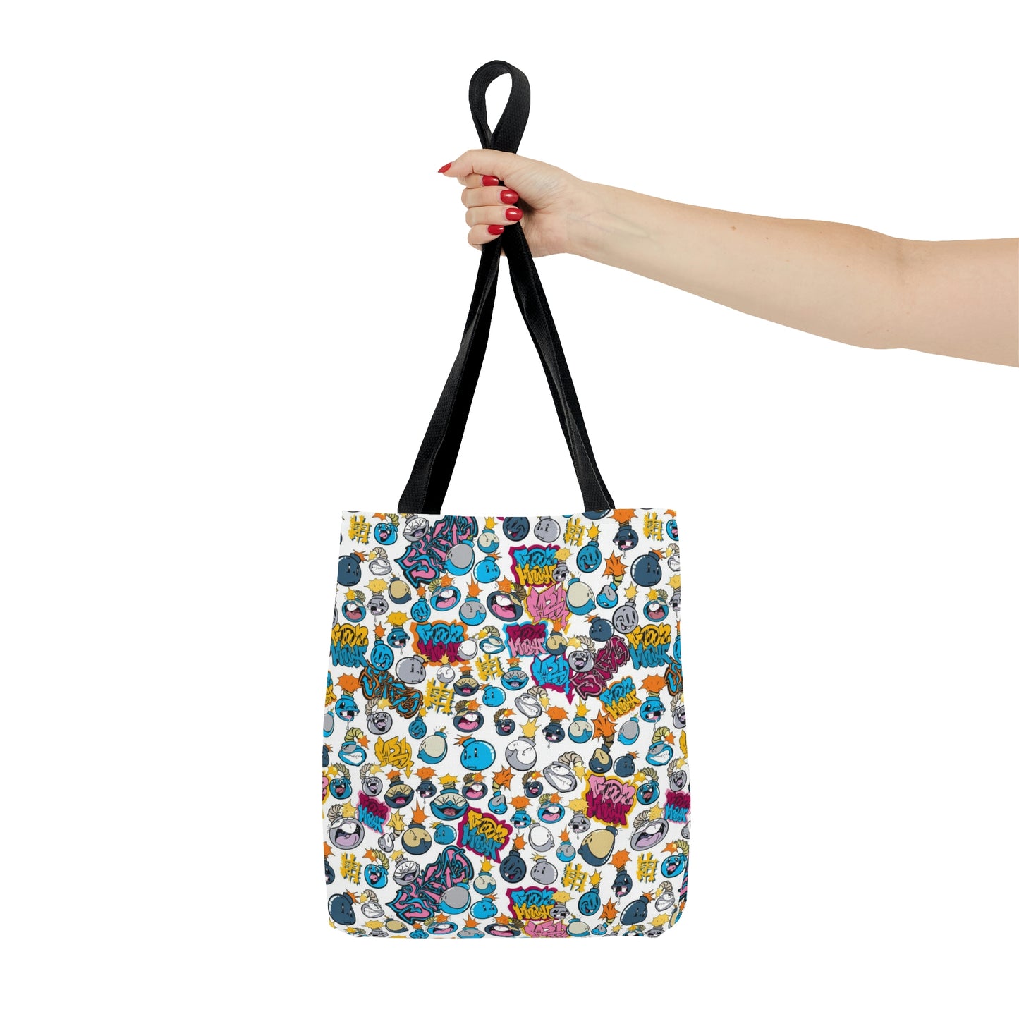 Skizo Fa2hq Crazy Bomb Cartoons Street Art Graphic Tote