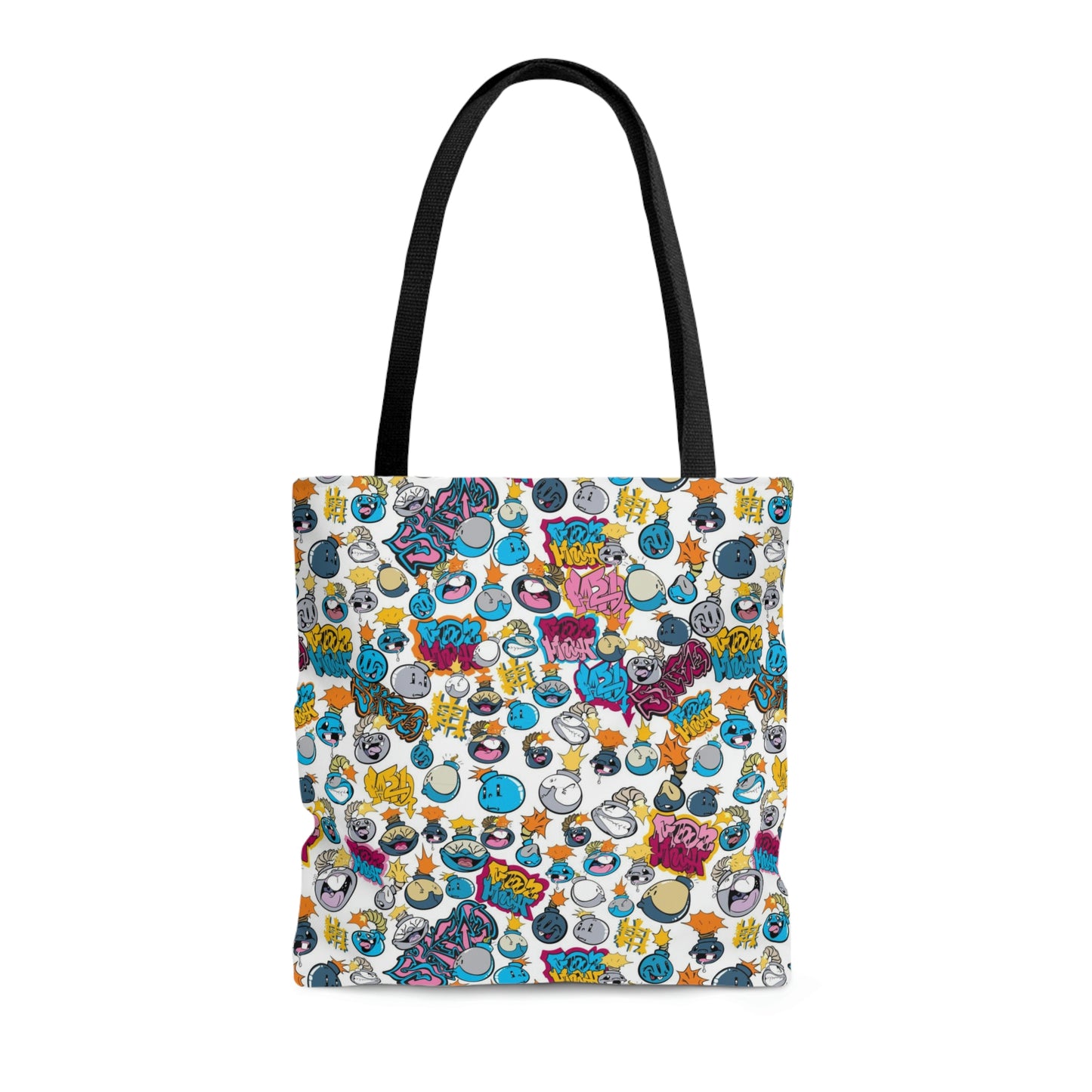 Skizo Fa2hq Crazy Bomb Cartoons Street Art Graphic Tote