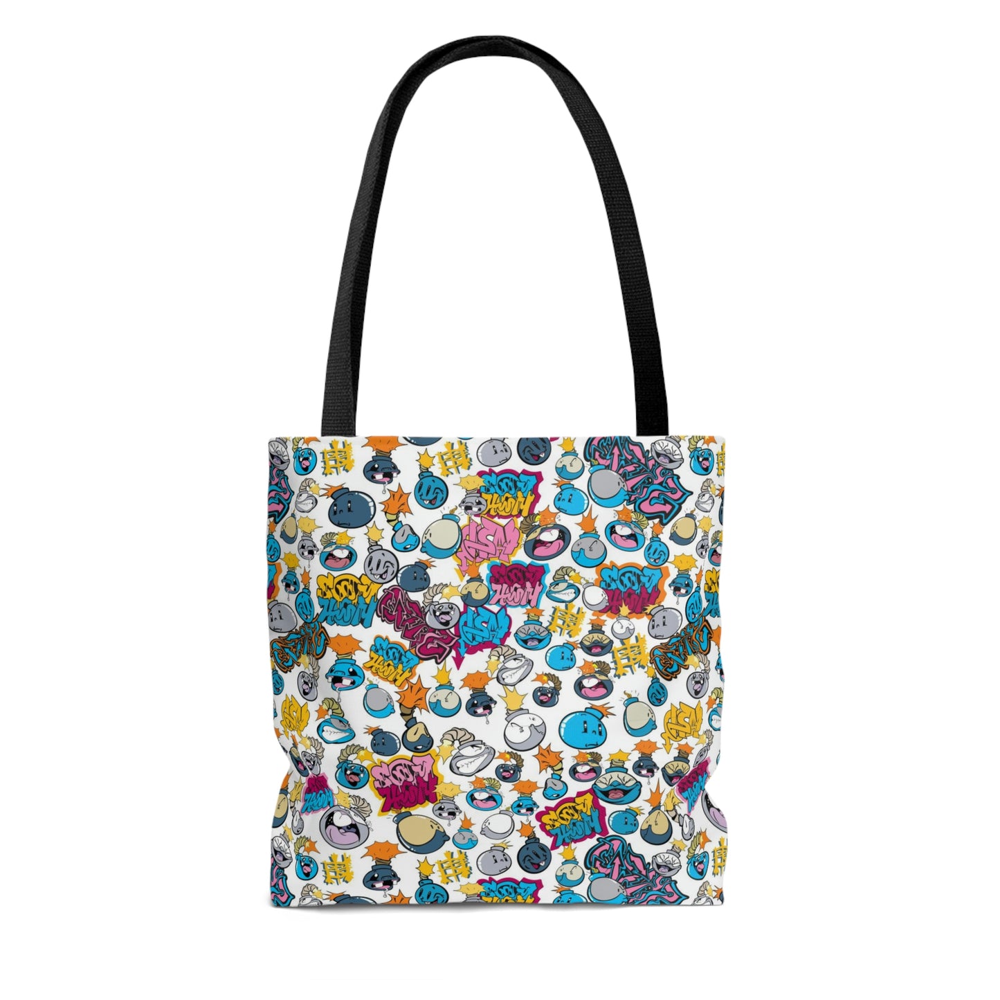 Skizo Fa2hq Crazy Bomb Cartoons Street Art Graphic Tote
