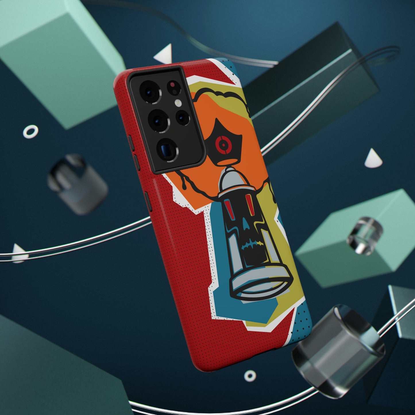 Impact-Resistant Cases - Street Art - Skizo Fa2hq - Spray Can Skull -