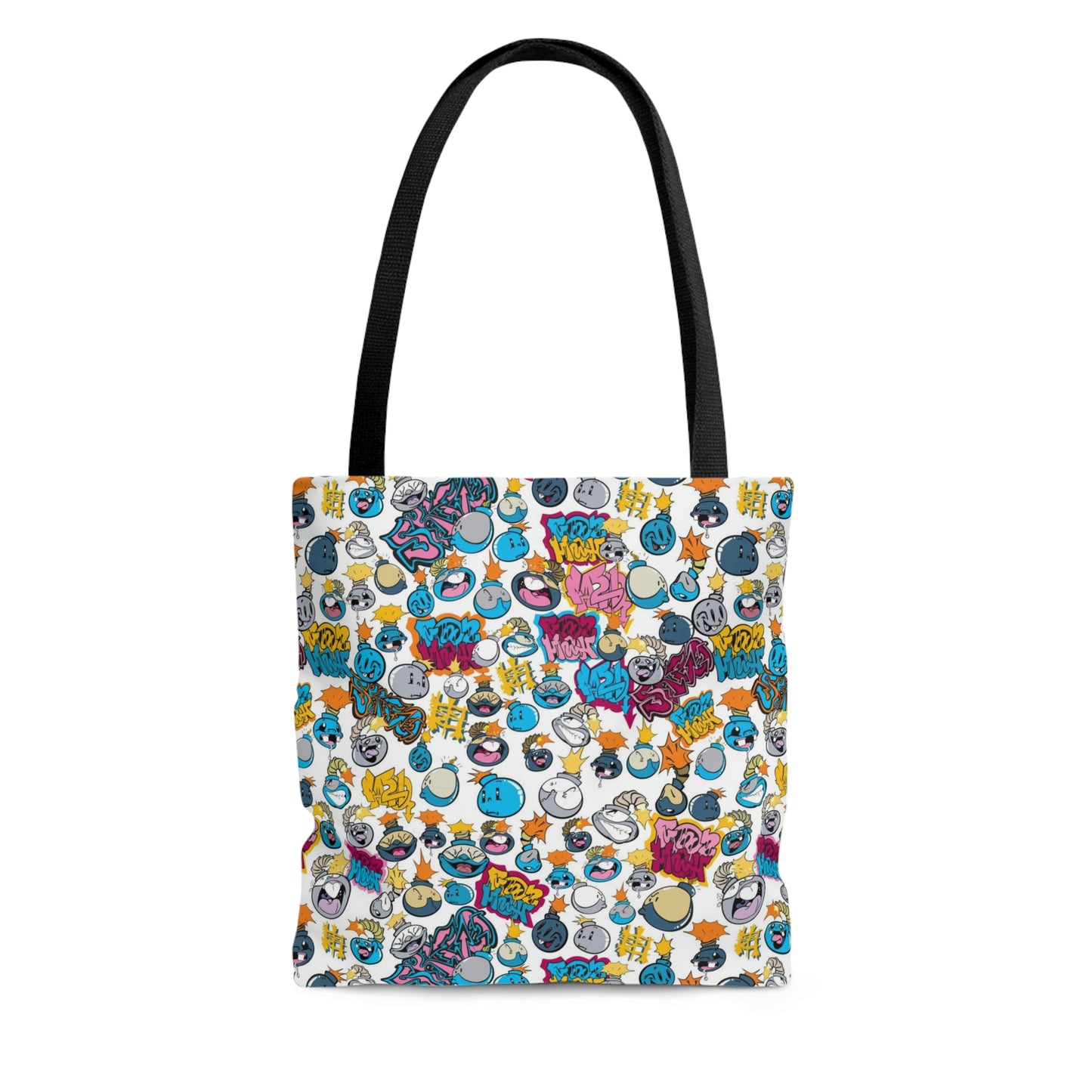 Skizo Fa2hq Crazy Bomb Cartoons Street Art Graphic Tote
