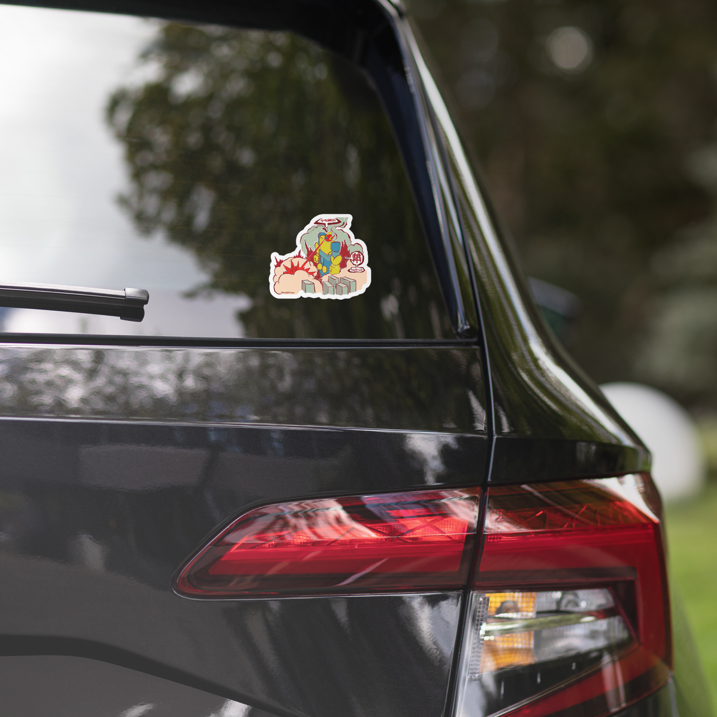 Skizo Fa2hq Giant Robot Bubble-Free Sticker