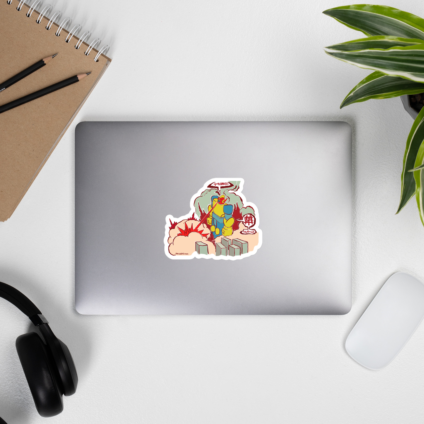 Skizo Fa2hq Giant Robot Bubble-Free Sticker