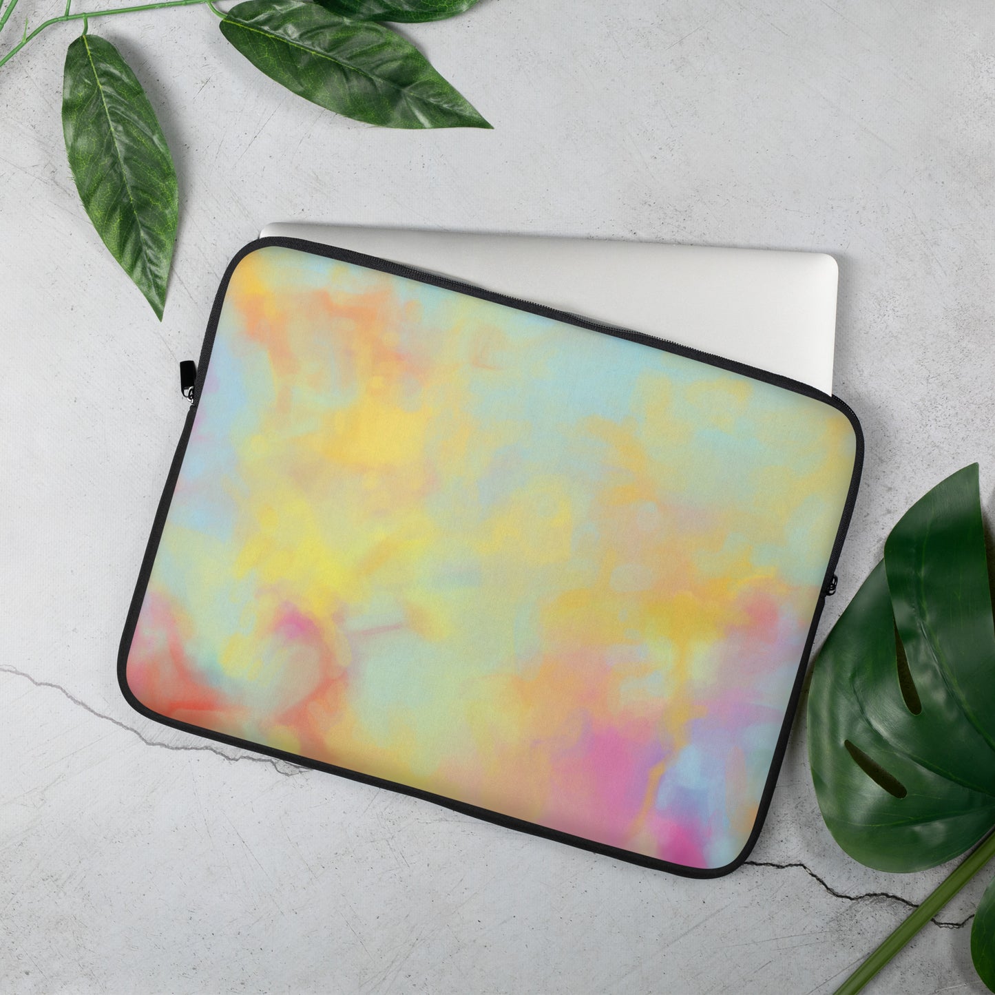Abstract Digital Painting - Festival of Colors - Laptop Sleeve