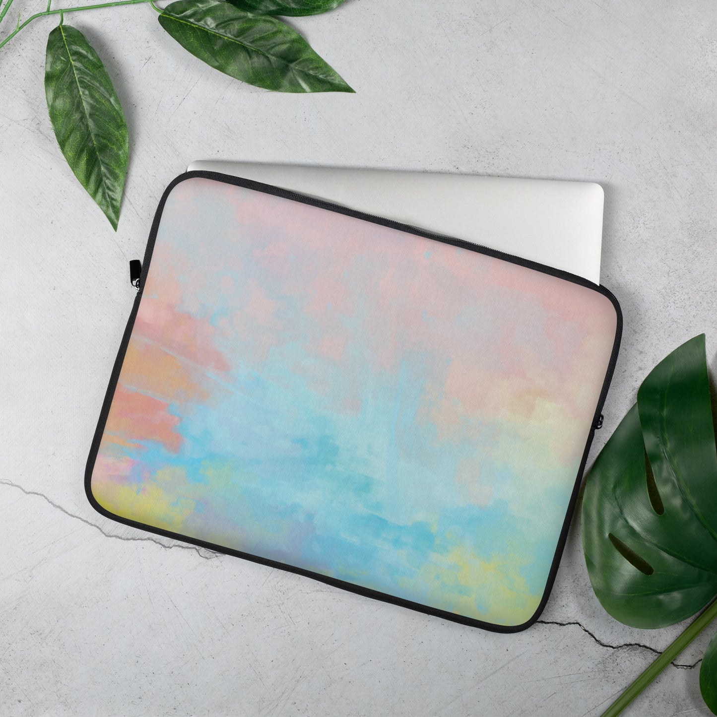 Abstract Colorful Digital Paint Watercolor Inspired - Laptop Sleeve