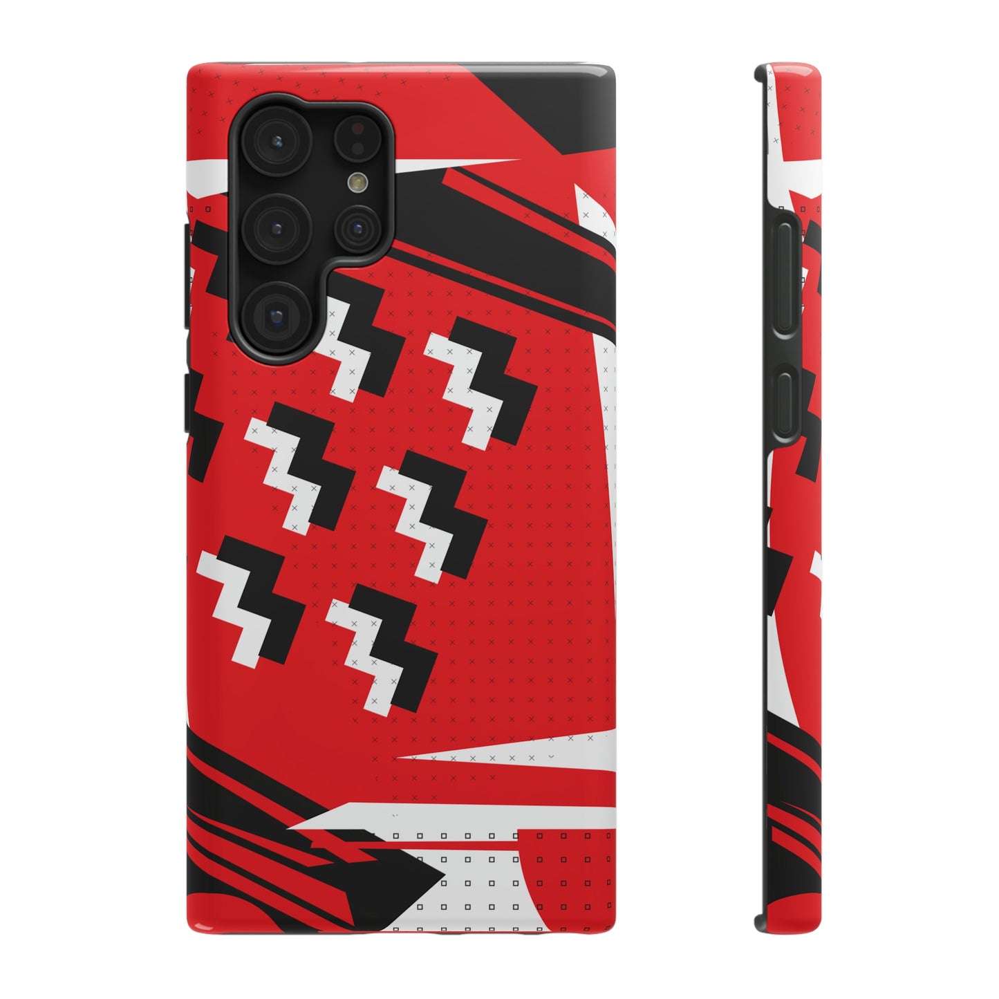 Impact-Resistant Cases - 1980s Retro Abstract Graphic Art - Attack Formation -