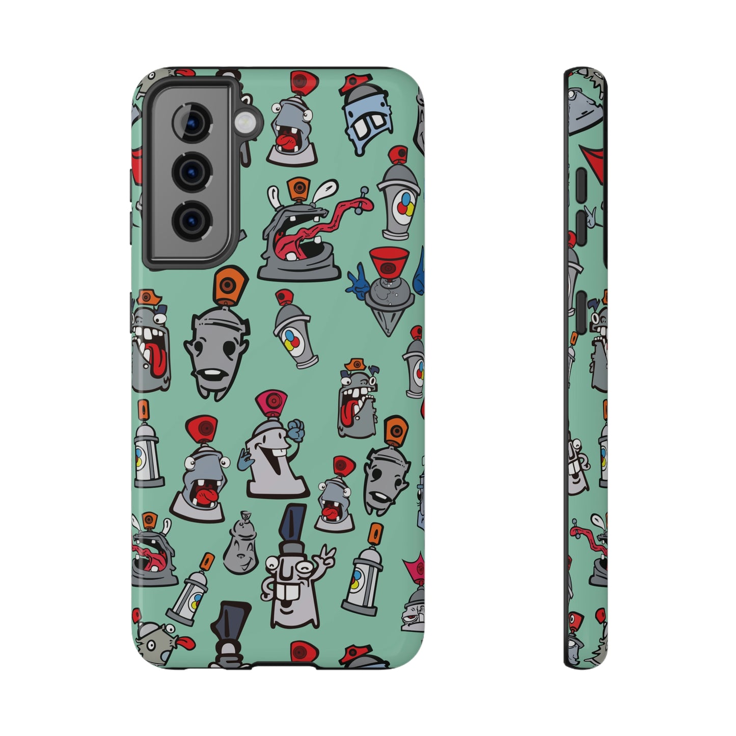 Impact-Resistant Cases - Street Art - Skizo Fa2hq Kan Society Cartoon Characters -