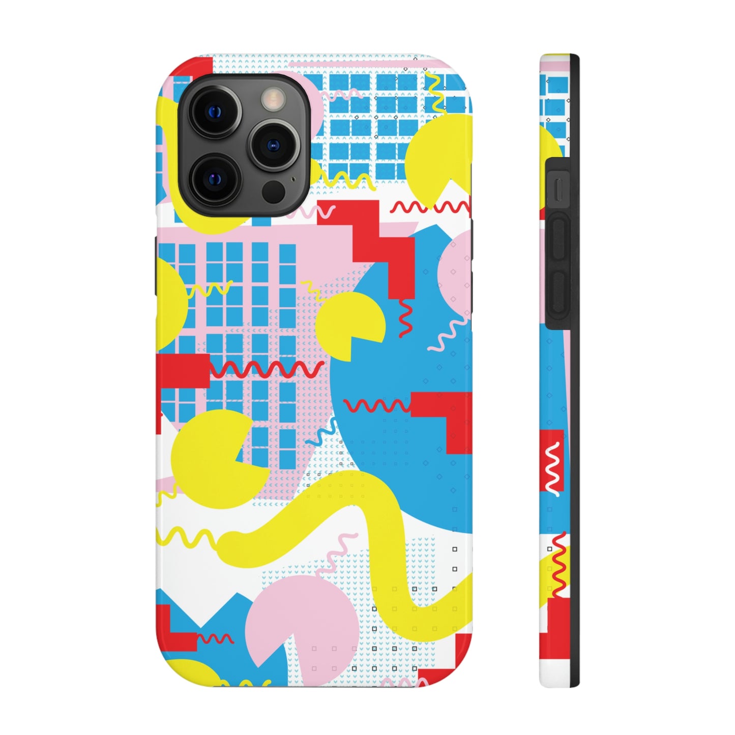 Tough Phone Cases, Case-Mate -80s Retro Abstract Graphic Art - Squiggle -