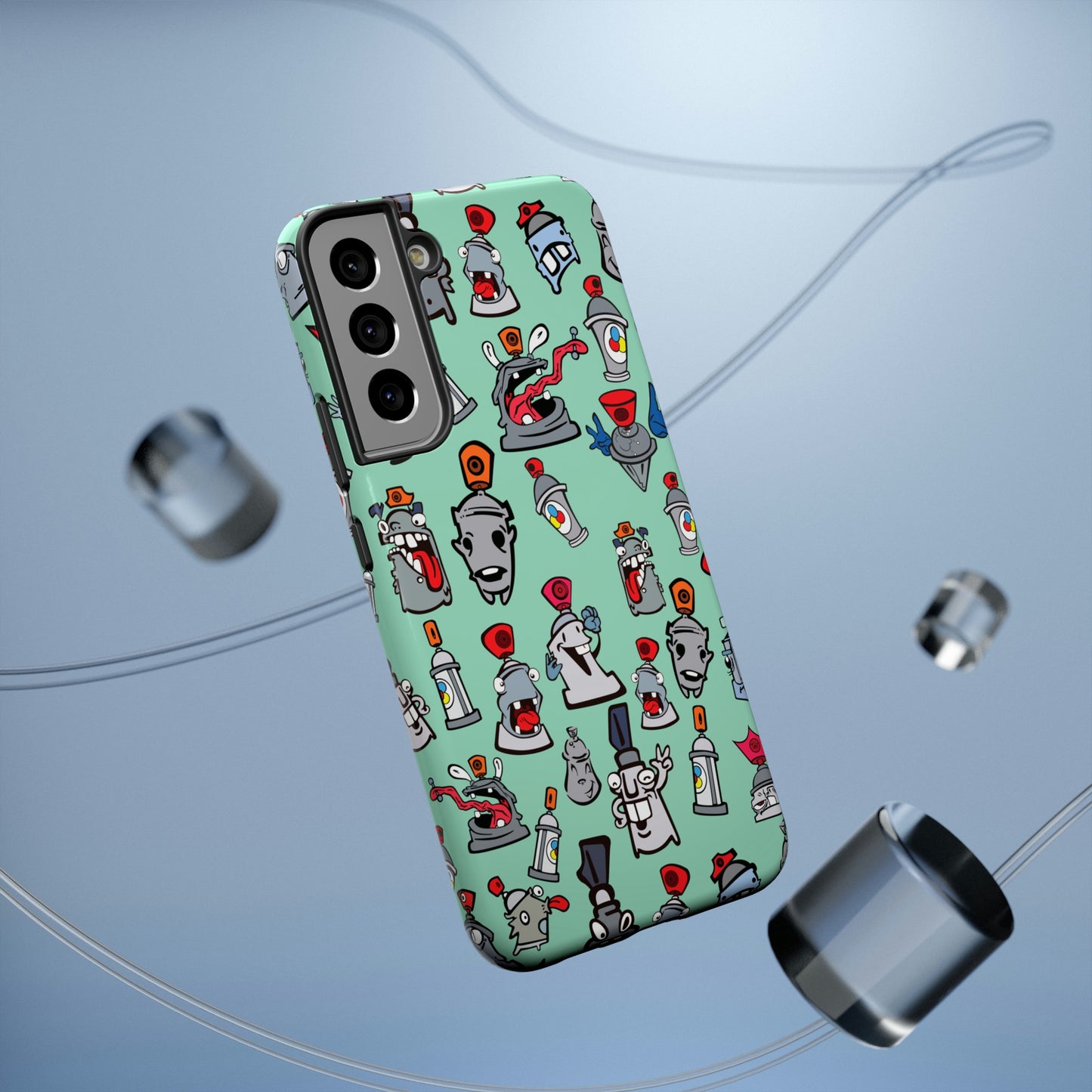 Impact-Resistant Cases - Street Art - Skizo Fa2hq Kan Society Cartoon Characters -