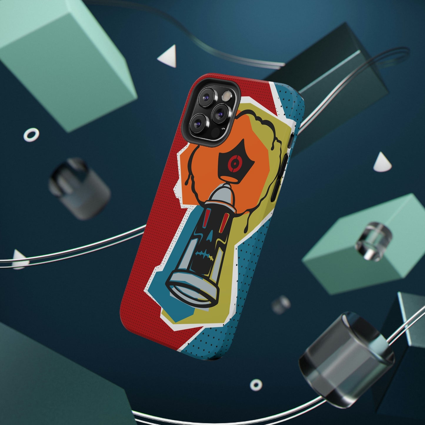 Impact-Resistant Cases - Street Art - Skizo Fa2hq - Spray Can Skull -