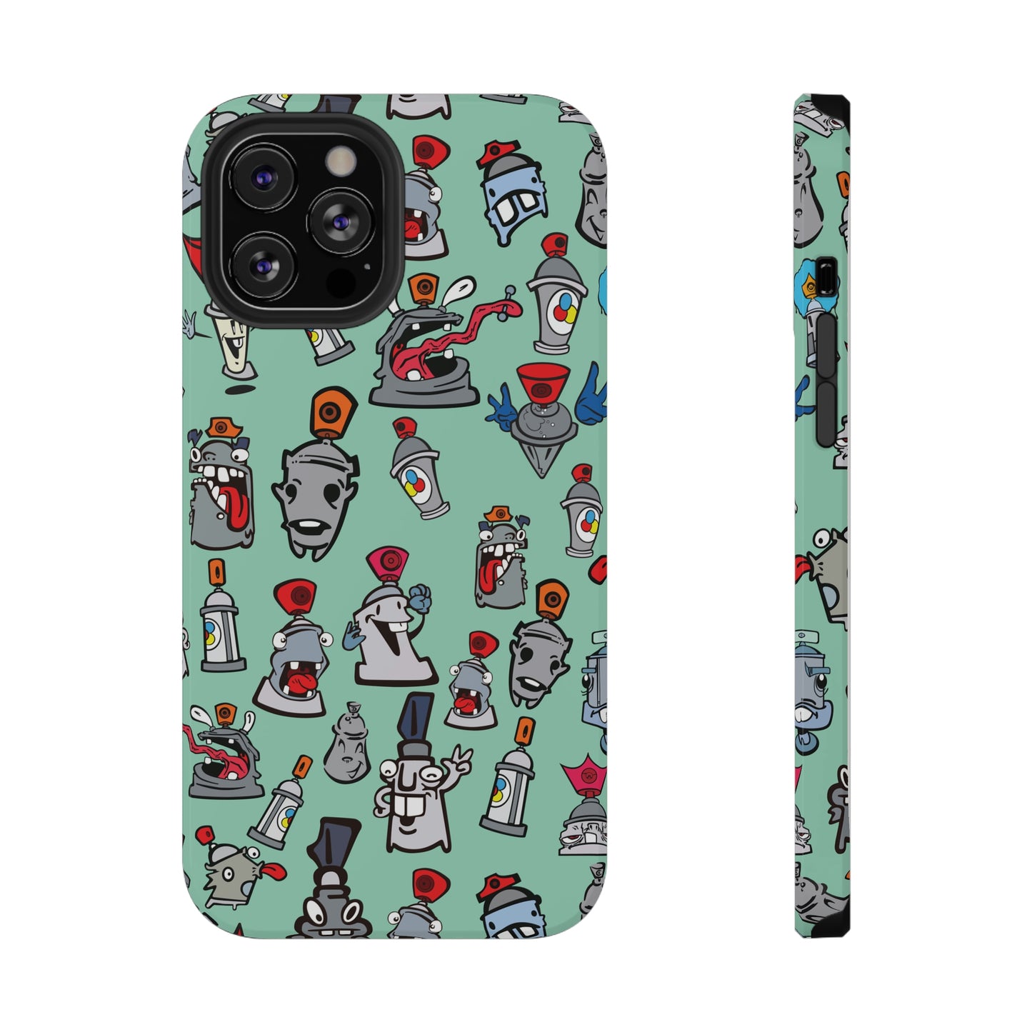 Impact-Resistant Cases - Street Art - Skizo Fa2hq Kan Society Cartoon Characters -