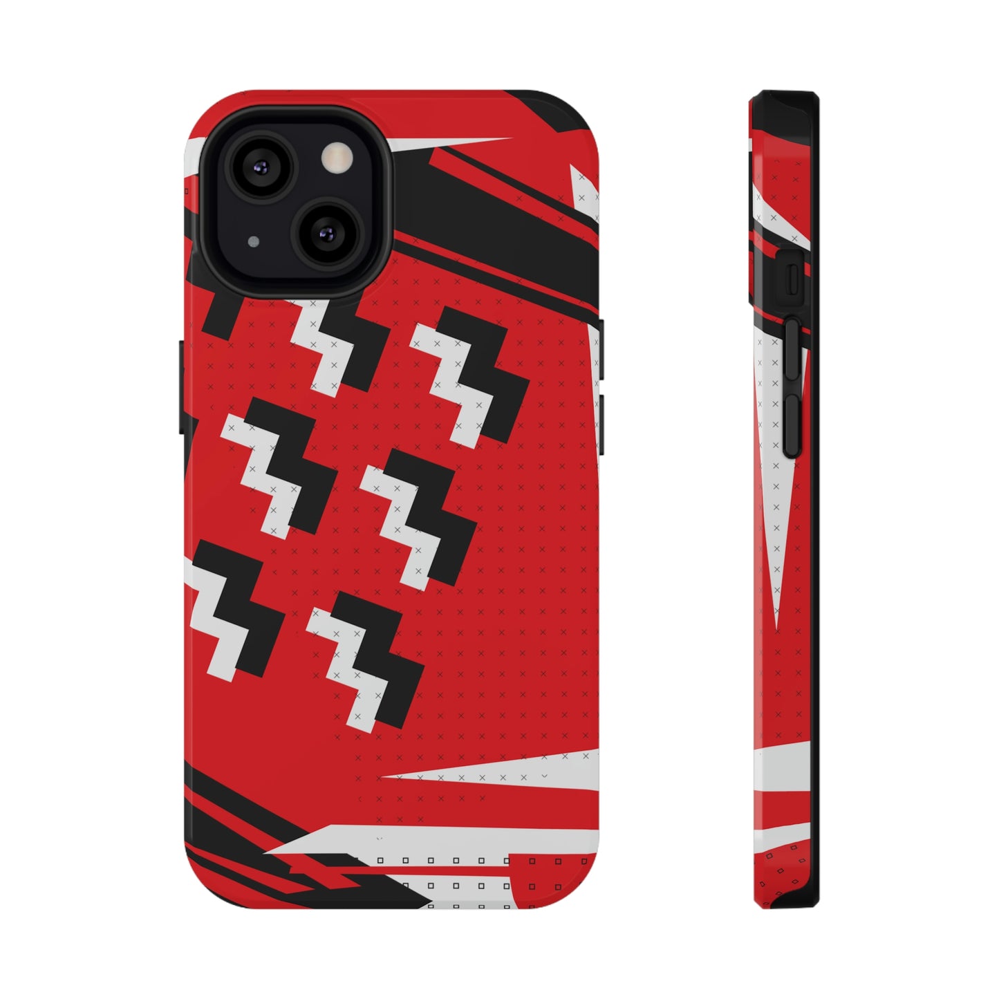 Impact-Resistant Cases - 1980s Retro Abstract Graphic Art - Attack Formation -