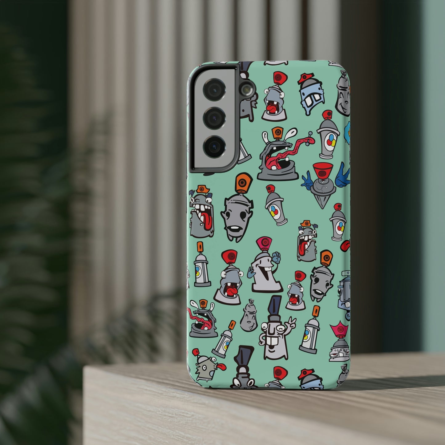 Impact-Resistant Cases - Street Art - Skizo Fa2hq Kan Society Cartoon Characters -
