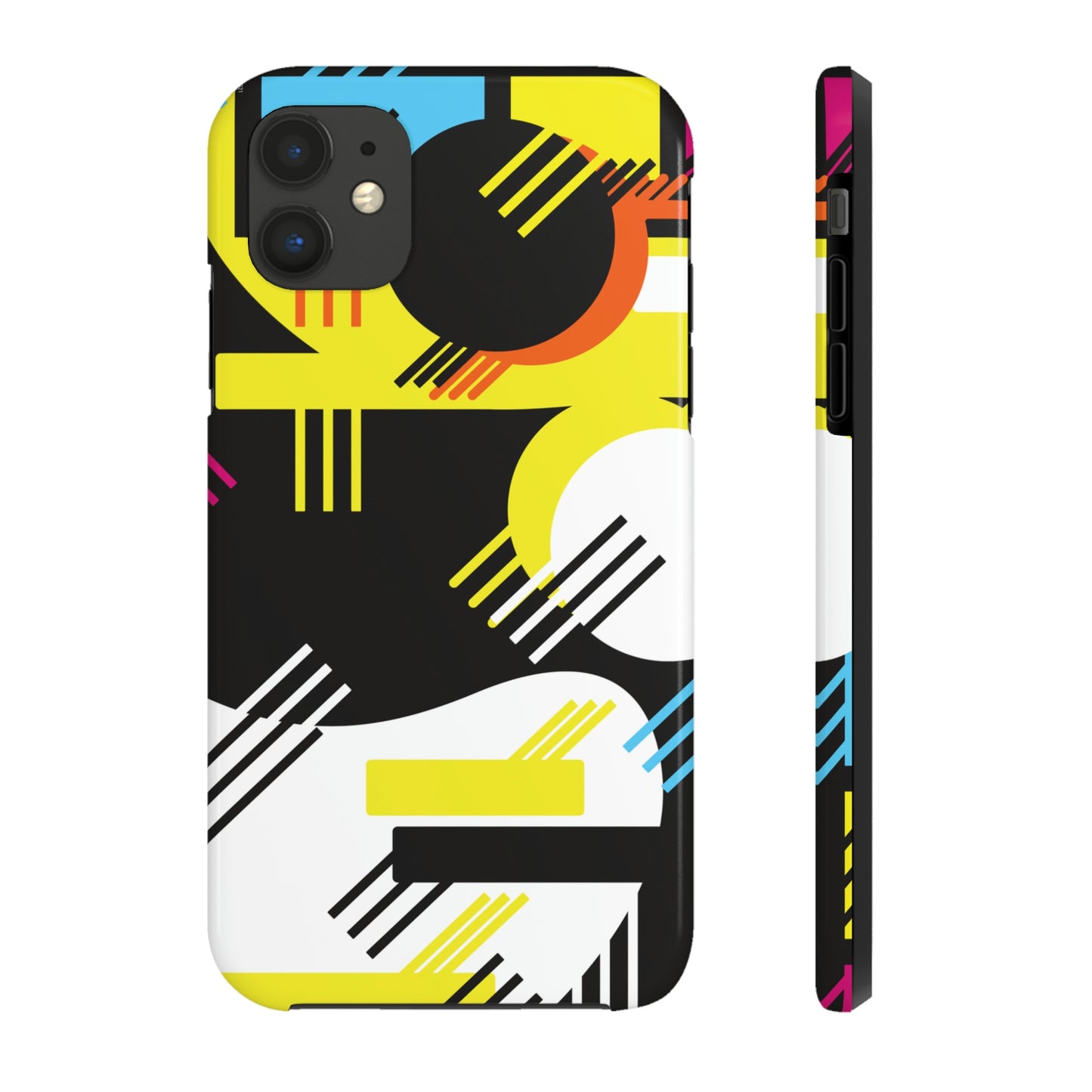 Tough Phone Cases, Case-Mate -80s Retro Abstract Graphic Art - Primary Tines -