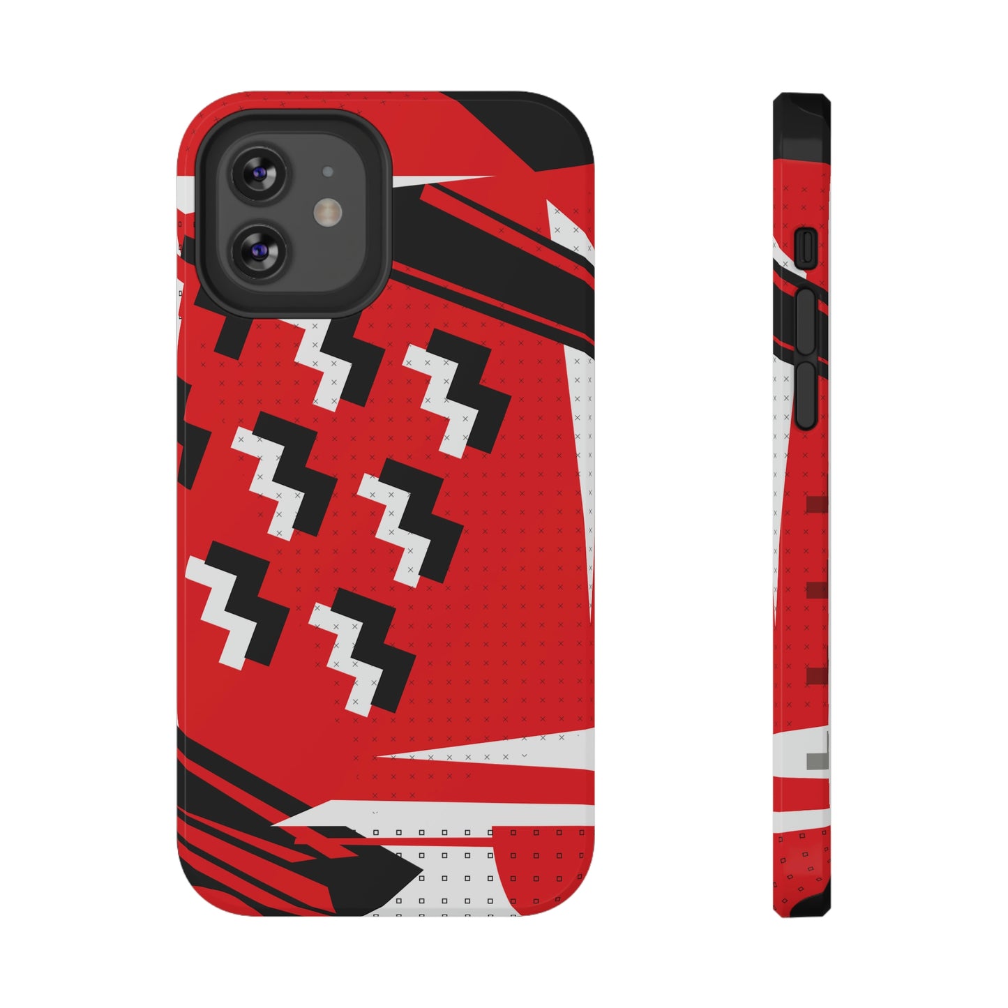 Impact-Resistant Cases - 1980s Retro Abstract Graphic Art - Attack Formation -