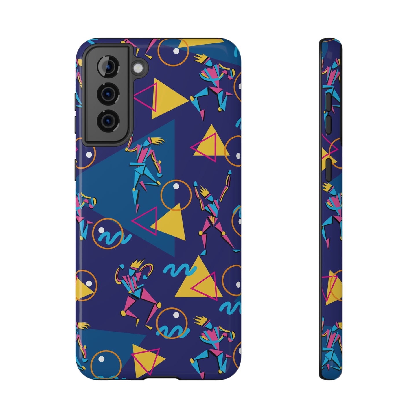 Impact-Resistant Cases - 1980s Retro Abstract Graphic Art - Dancers -