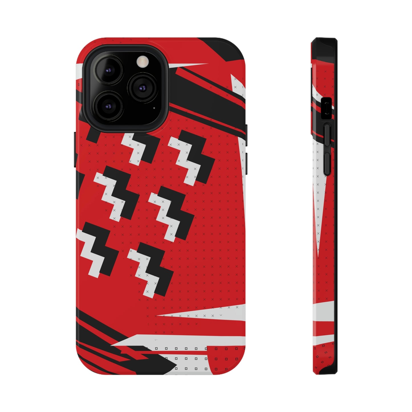 Impact-Resistant Cases - 1980s Retro Abstract Graphic Art - Attack Formation -