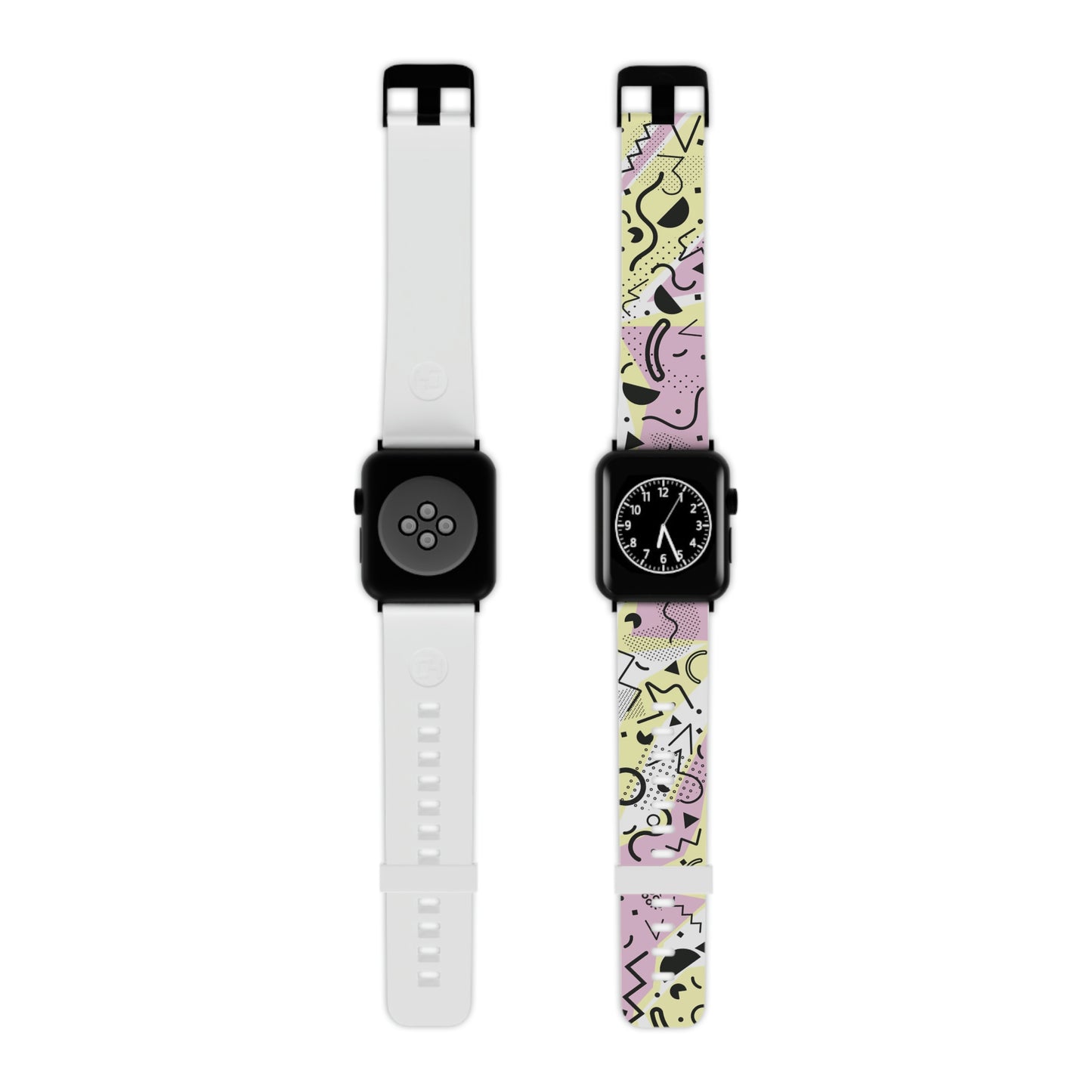 Pink and Yellow Geometric Watch Band for Apple Watch