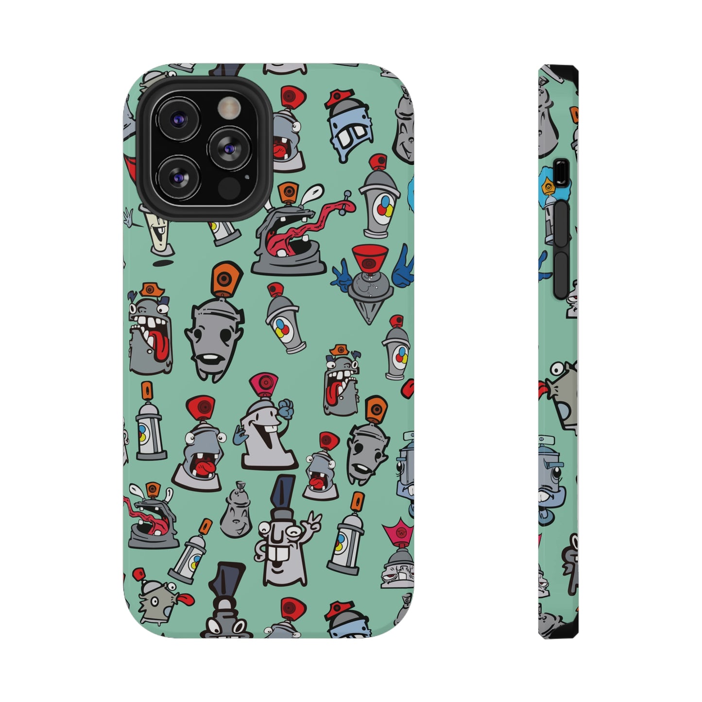 Impact-Resistant Cases - Street Art - Skizo Fa2hq Kan Society Cartoon Characters -