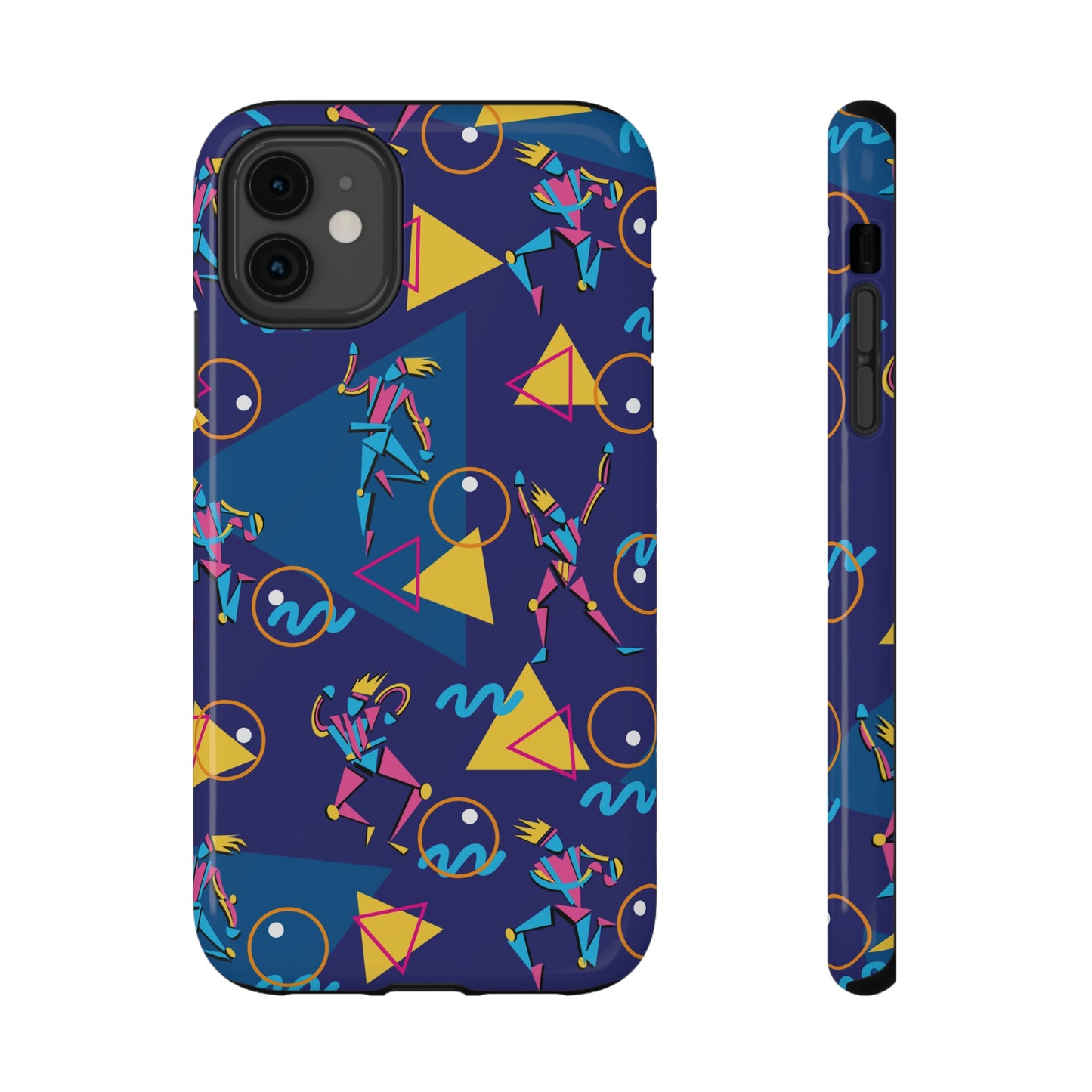 Impact-Resistant Cases - 1980s Retro Abstract Graphic Art - Dancers -