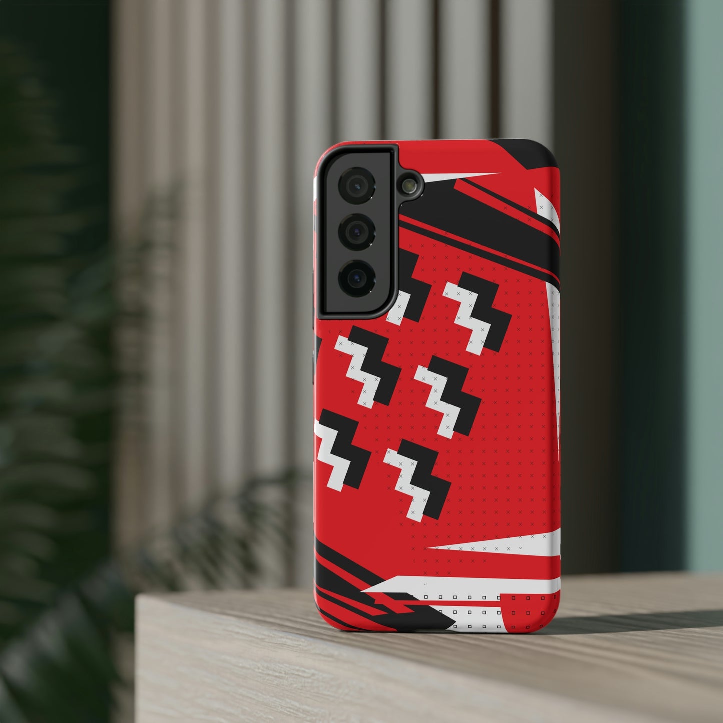 Impact-Resistant Cases - 1980s Retro Abstract Graphic Art - Attack Formation -