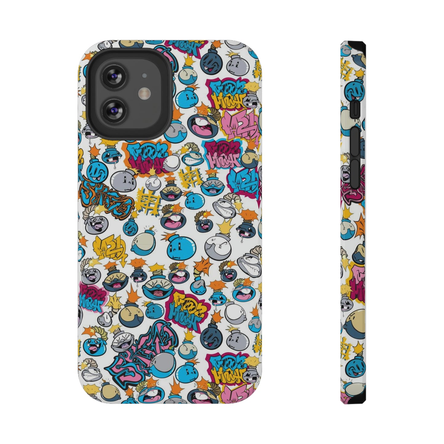 Impact-Resistant Cases - Street Art - Skizo Fa2hq Street Art Bomb Cartoon Characters -