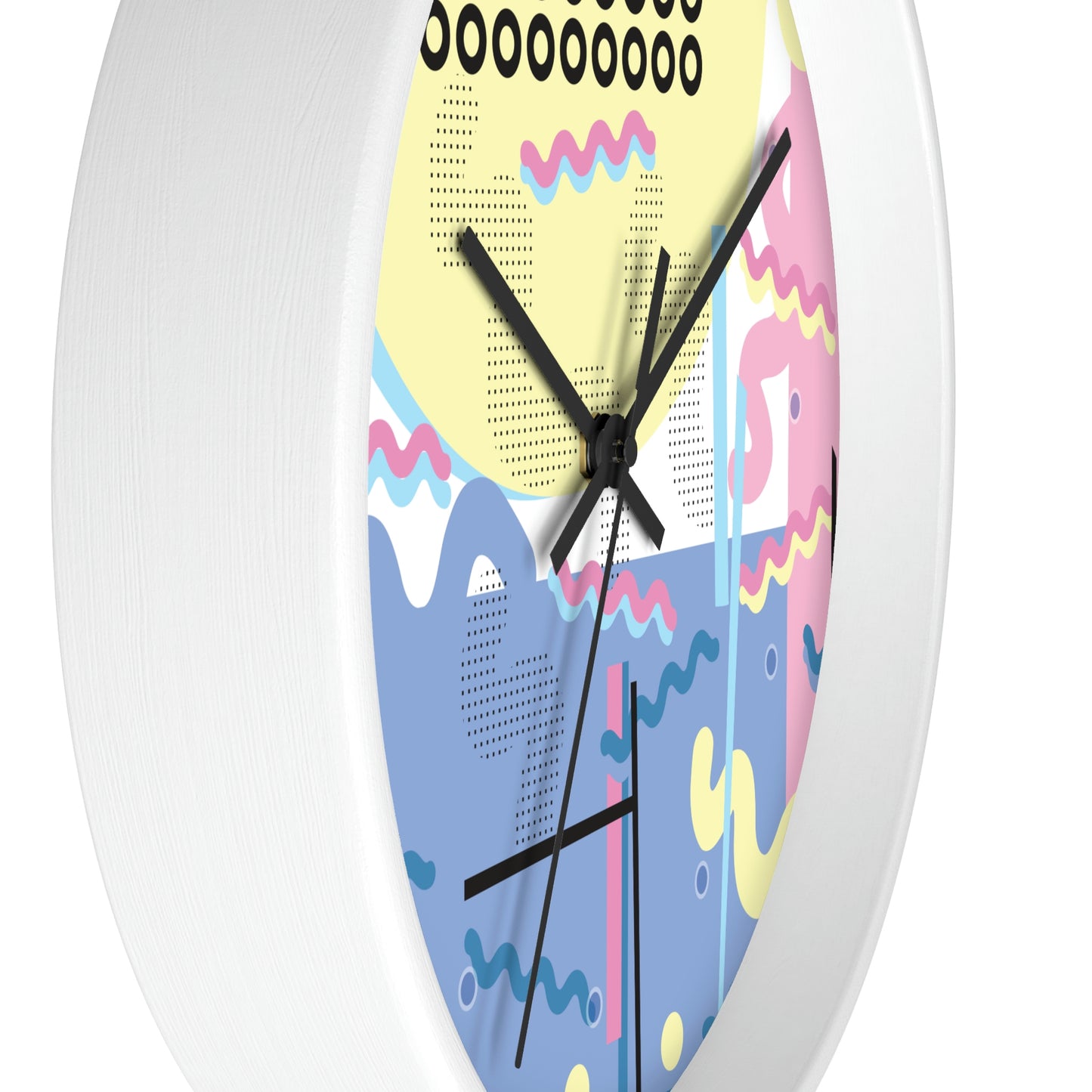 Retro Pop Abstract Wall Clock