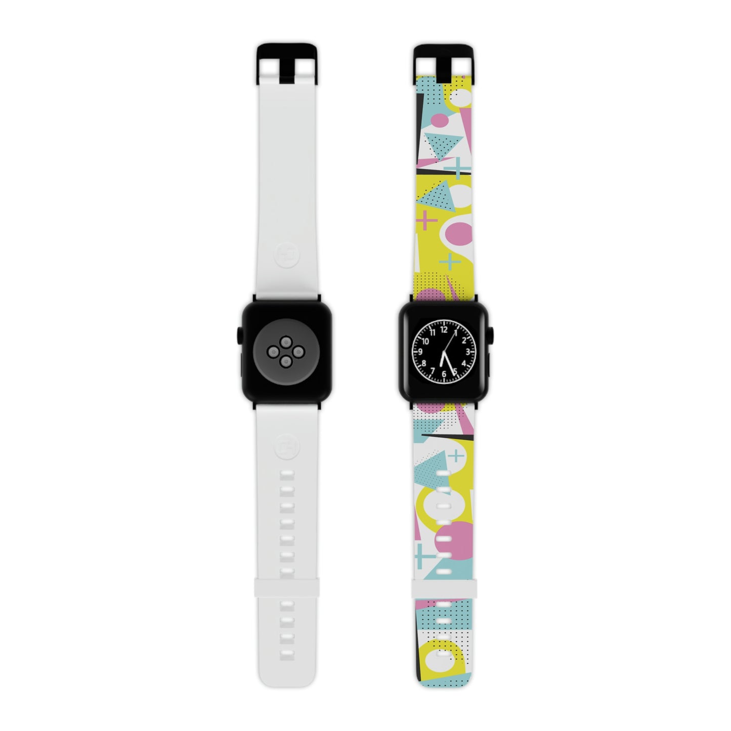 Yellow and Pink 80's Inspired Watch Band for Apple Watch