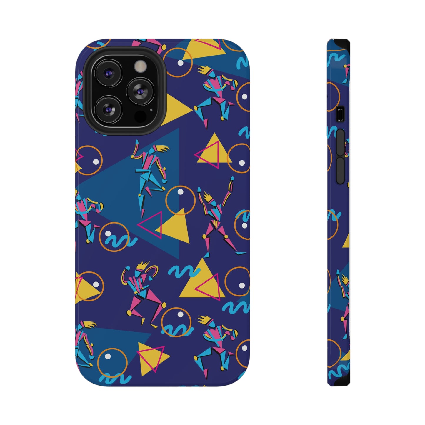 Impact-Resistant Cases - 1980s Retro Abstract Graphic Art - Dancers -
