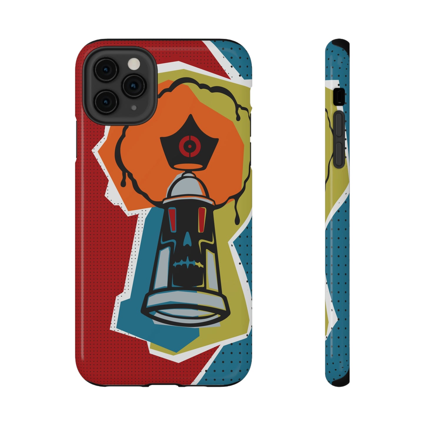 Impact-Resistant Cases - Street Art - Skizo Fa2hq - Spray Can Skull -