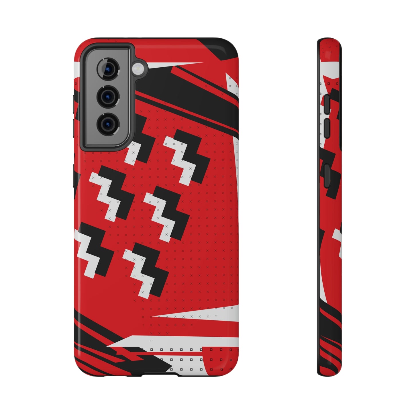 Impact-Resistant Cases - 1980s Retro Abstract Graphic Art - Attack Formation -