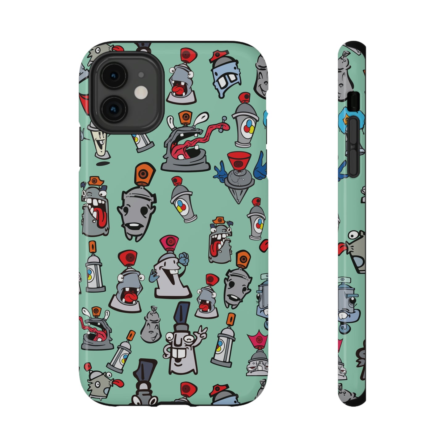 Impact-Resistant Cases - Street Art - Skizo Fa2hq Kan Society Cartoon Characters -