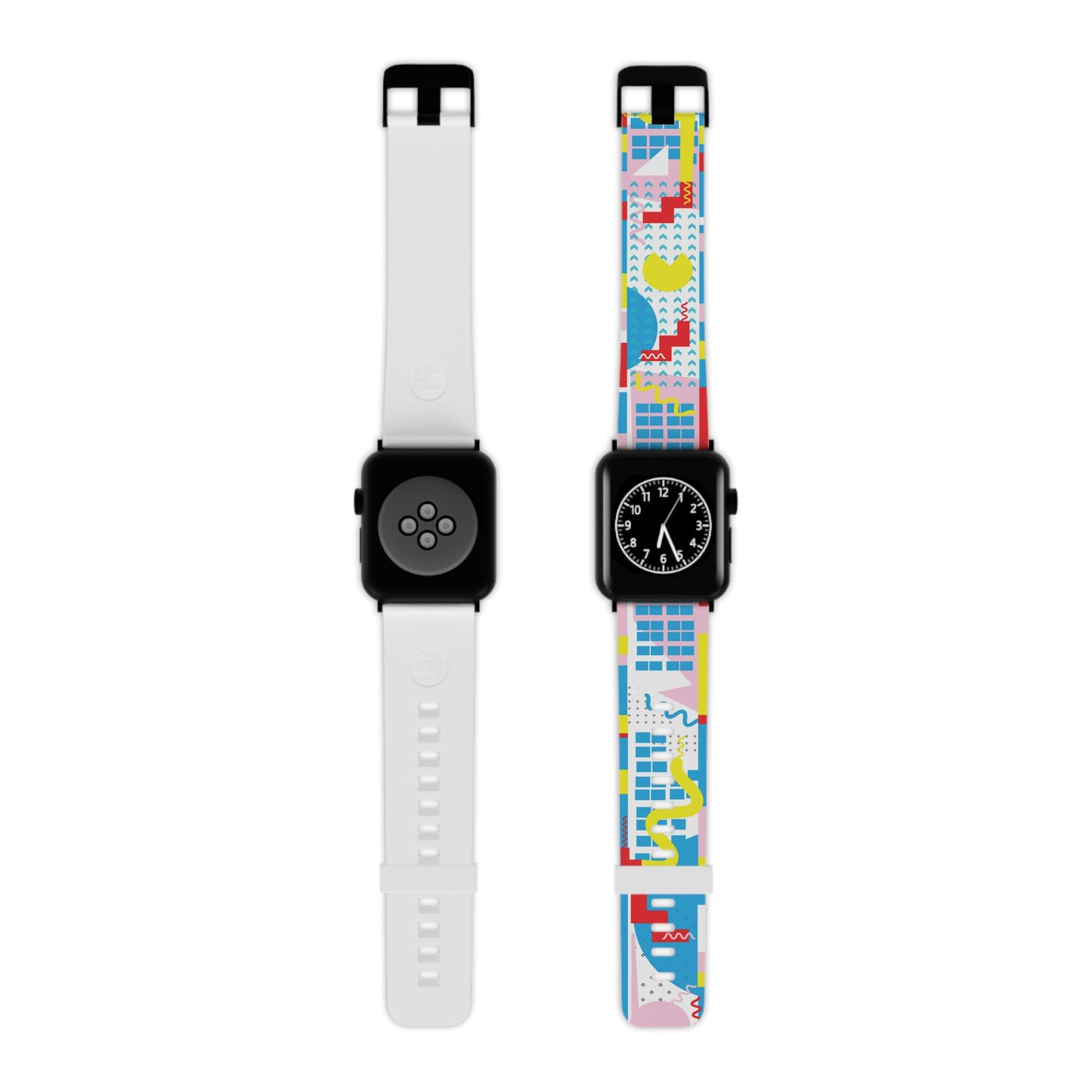 Red and Pink Geometric Watch Band for Apple Watch
