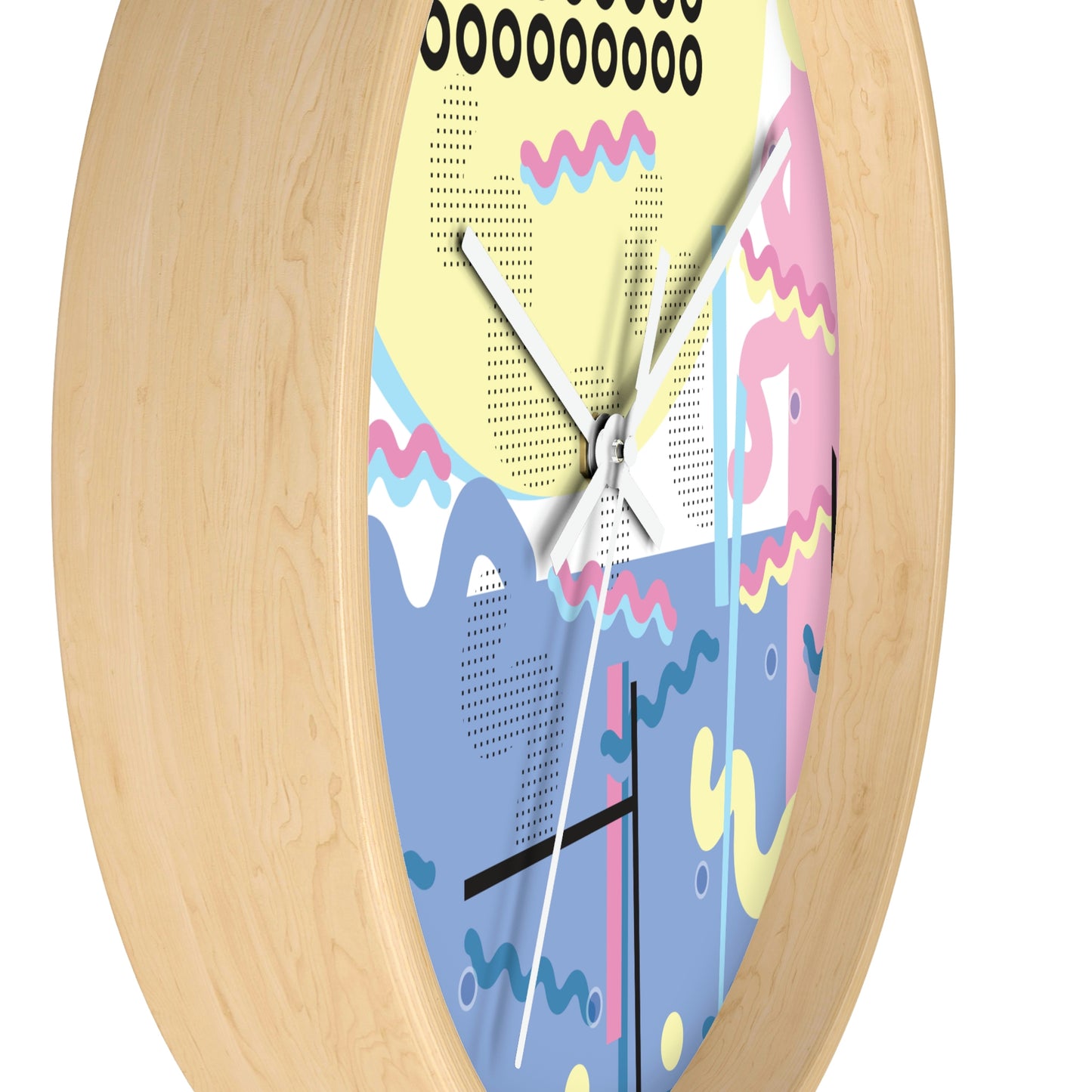 Retro Pop Abstract Wall Clock