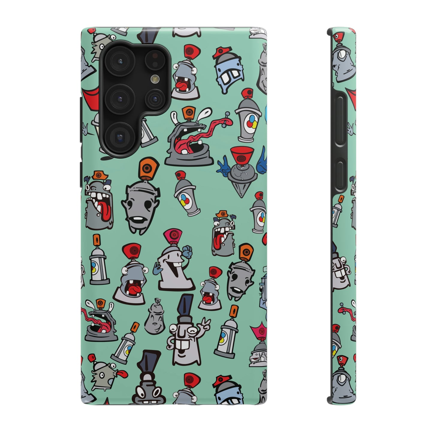 Impact-Resistant Cases - Street Art - Skizo Fa2hq Kan Society Cartoon Characters -