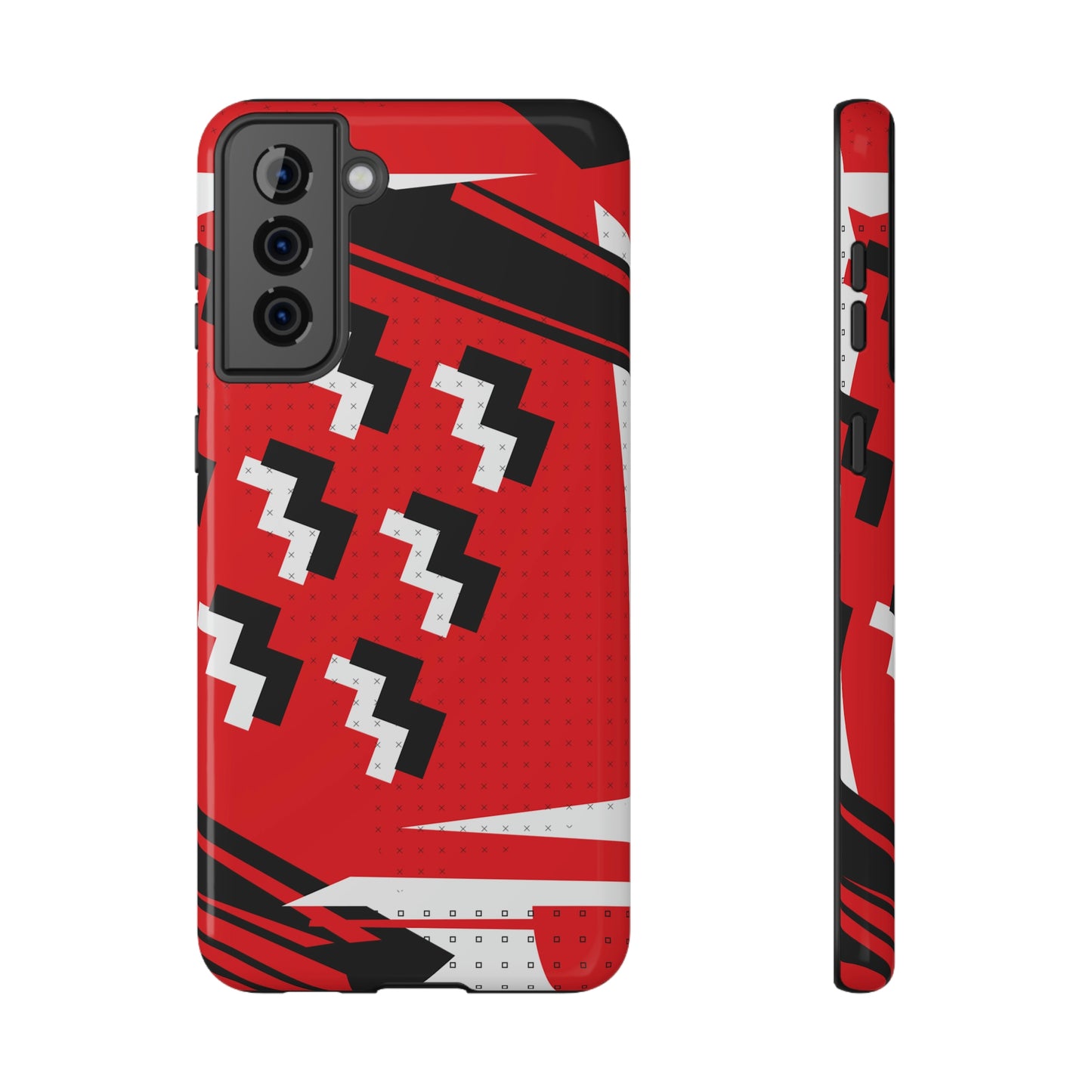 Impact-Resistant Cases - 1980s Retro Abstract Graphic Art - Attack Formation -