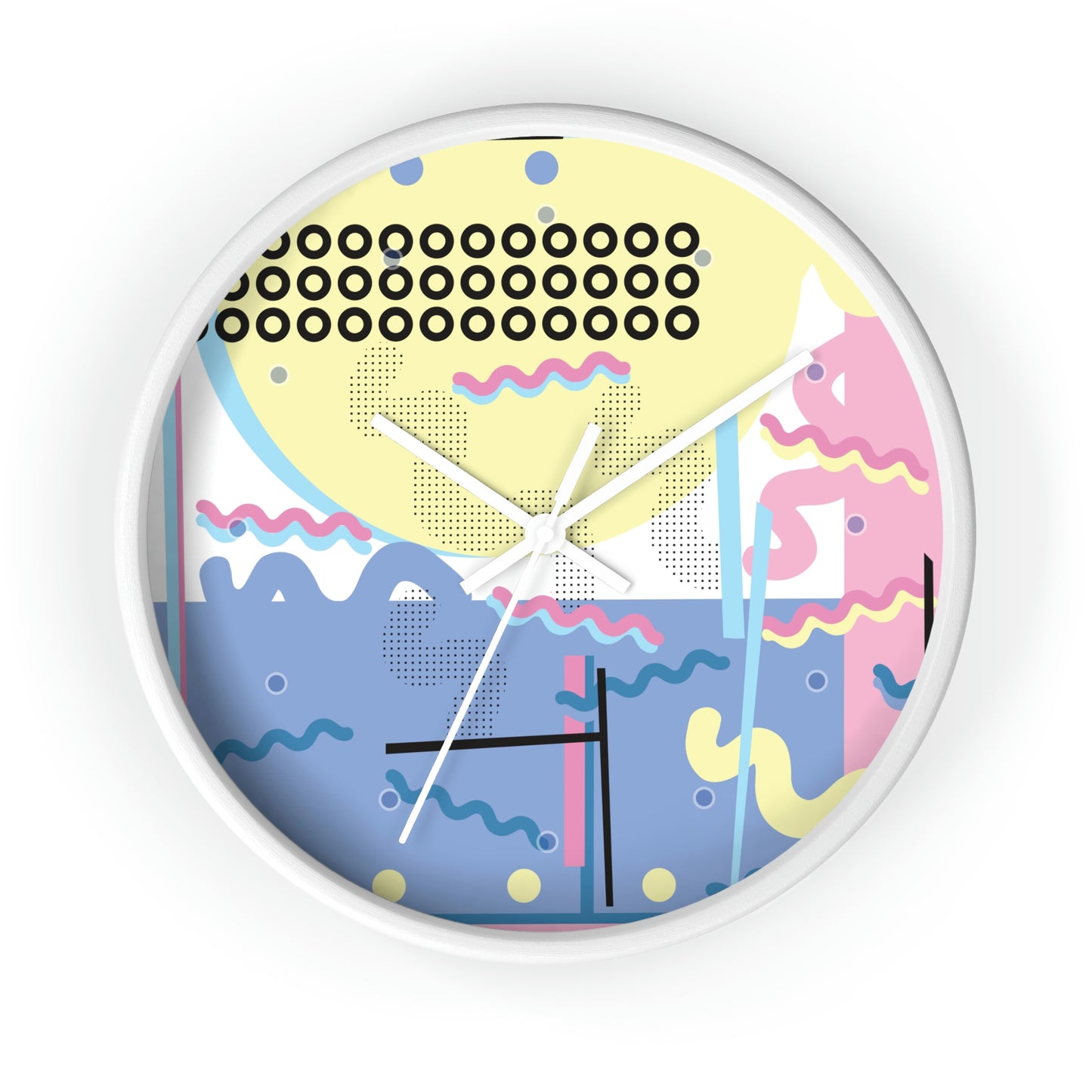 Retro Pop Abstract Wall Clock