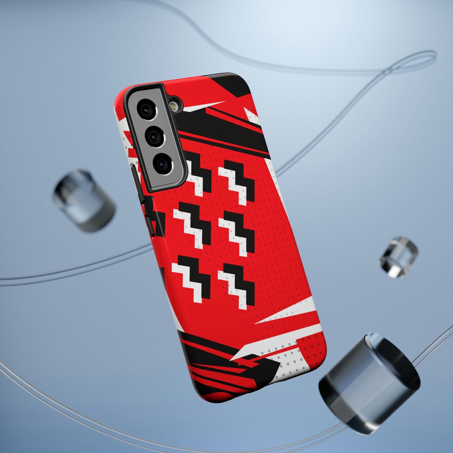 Impact-Resistant Cases - 1980s Retro Abstract Graphic Art - Attack Formation -