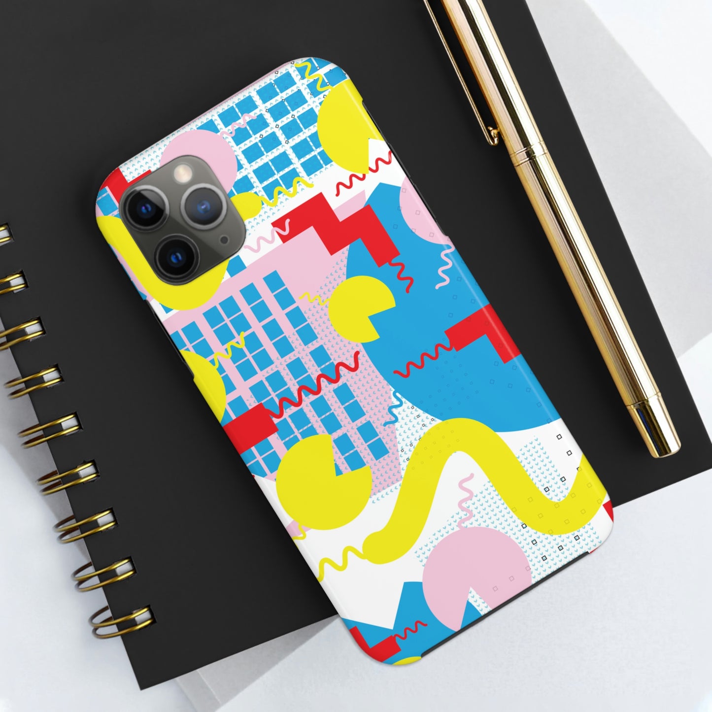 Tough Phone Cases, Case-Mate -80s Retro Abstract Graphic Art - Squiggle -