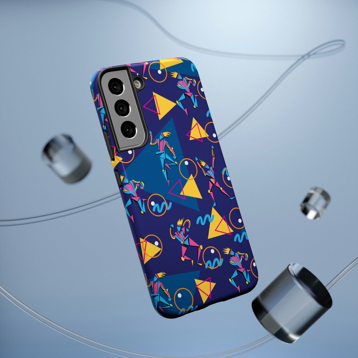 Impact-Resistant Cases - 1980s Retro Abstract Graphic Art - Dancers -