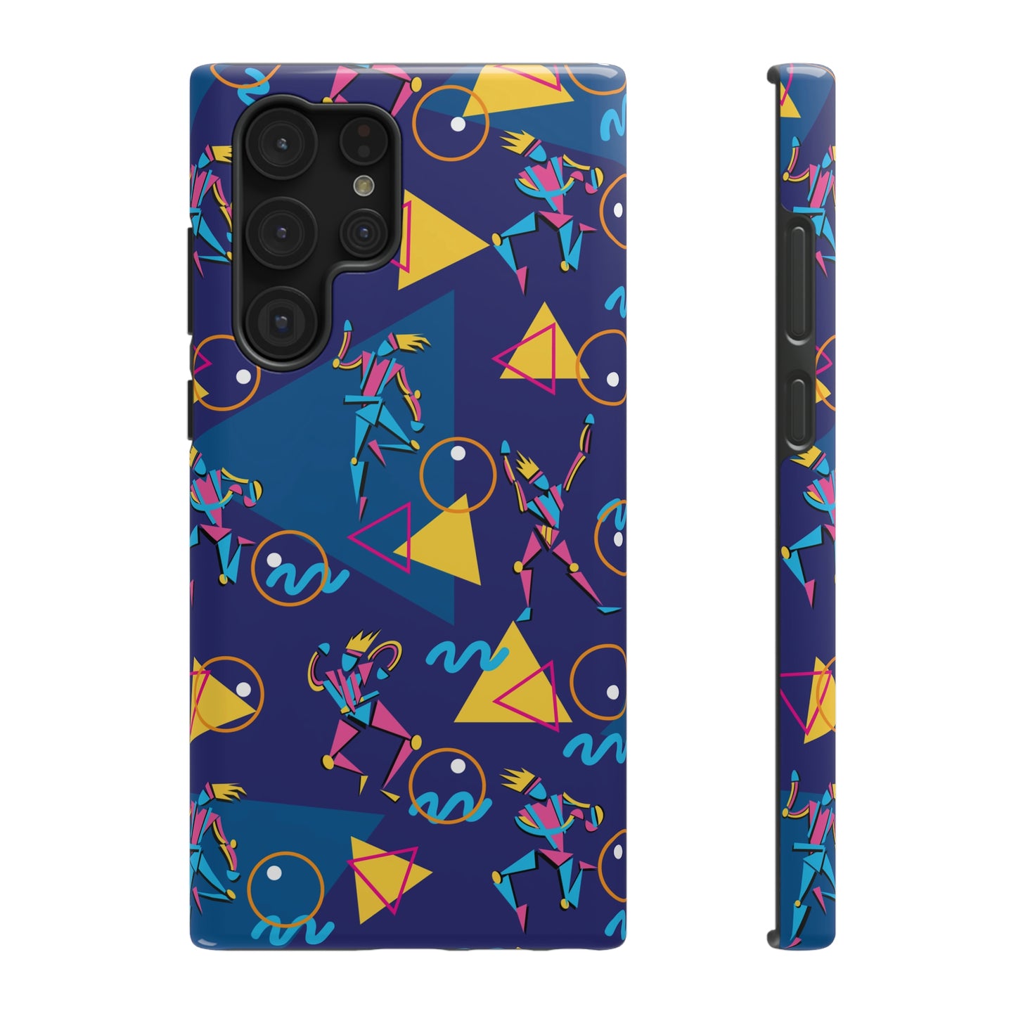 Impact-Resistant Cases - 1980s Retro Abstract Graphic Art - Dancers -