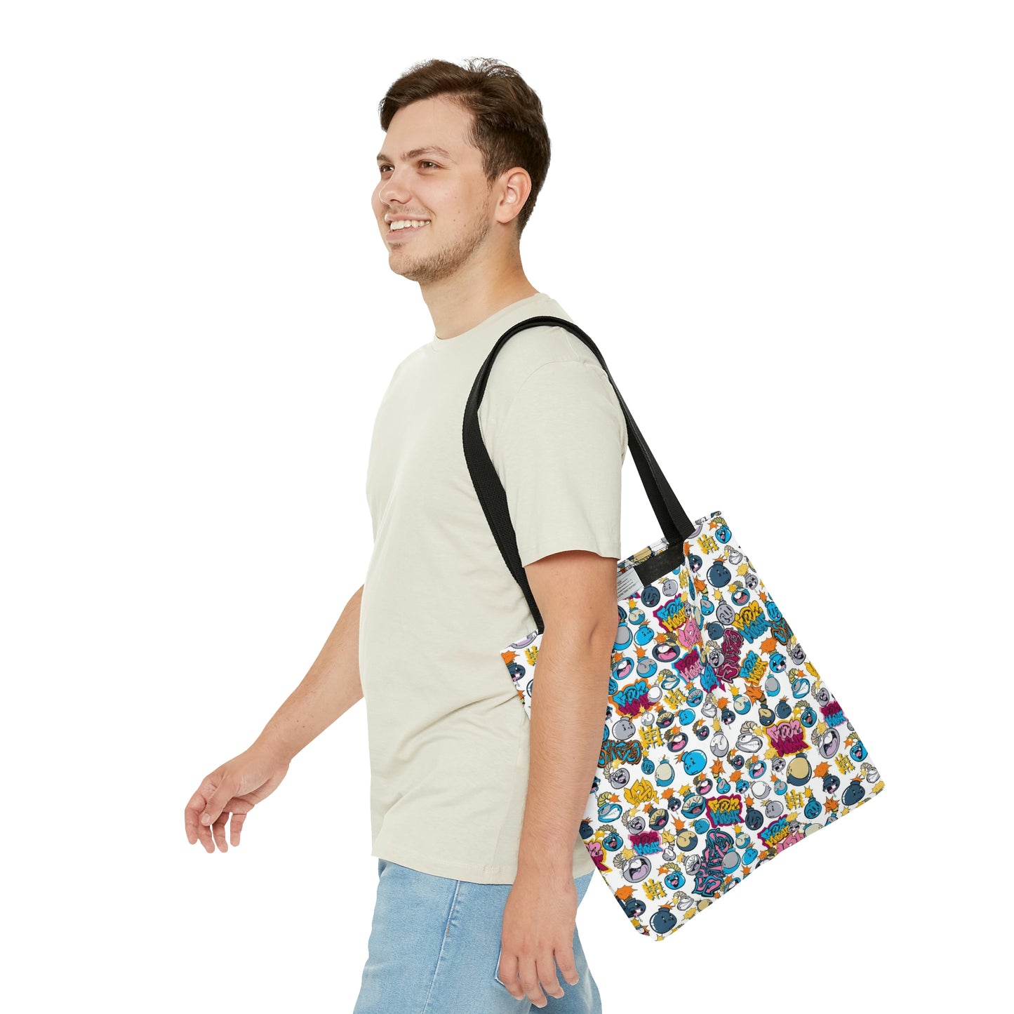 Skizo Fa2hq Crazy Bomb Cartoons Street Art Graphic Tote