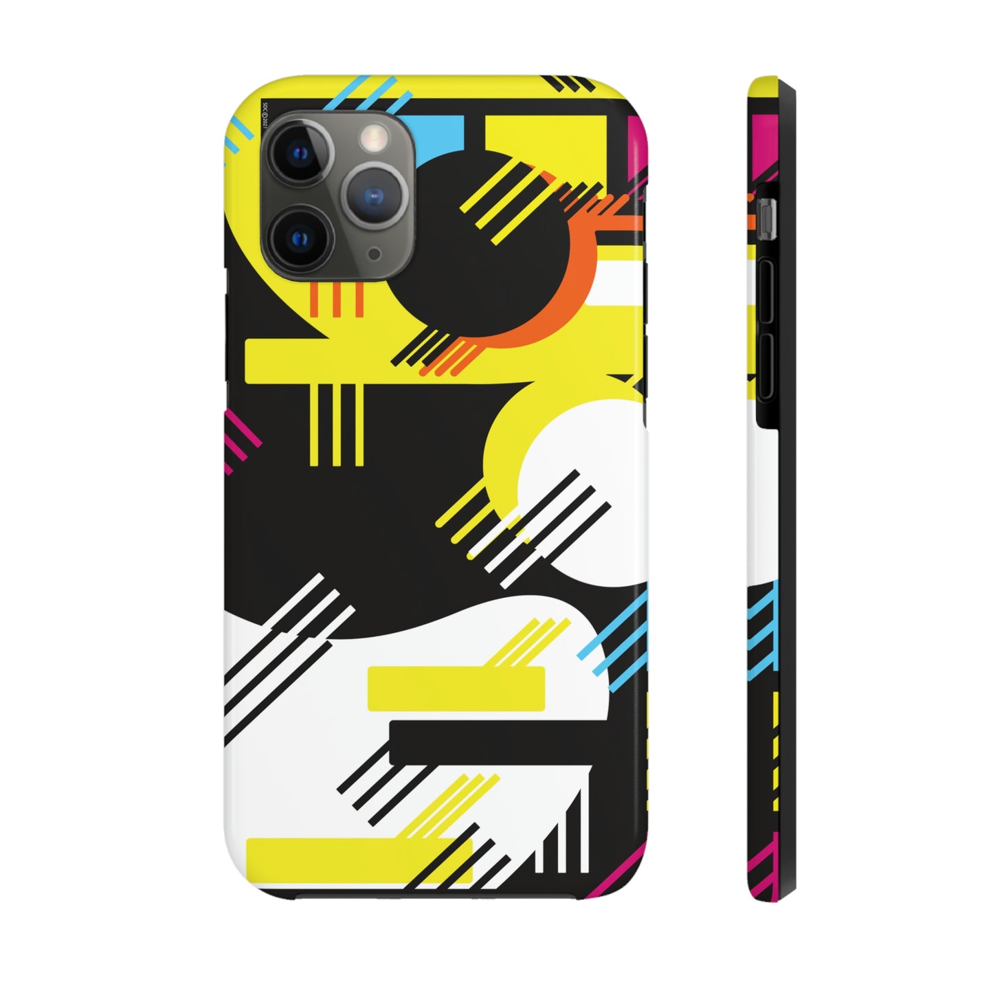 Tough Phone Cases, Case-Mate -80s Retro Abstract Graphic Art - Primary Tines -