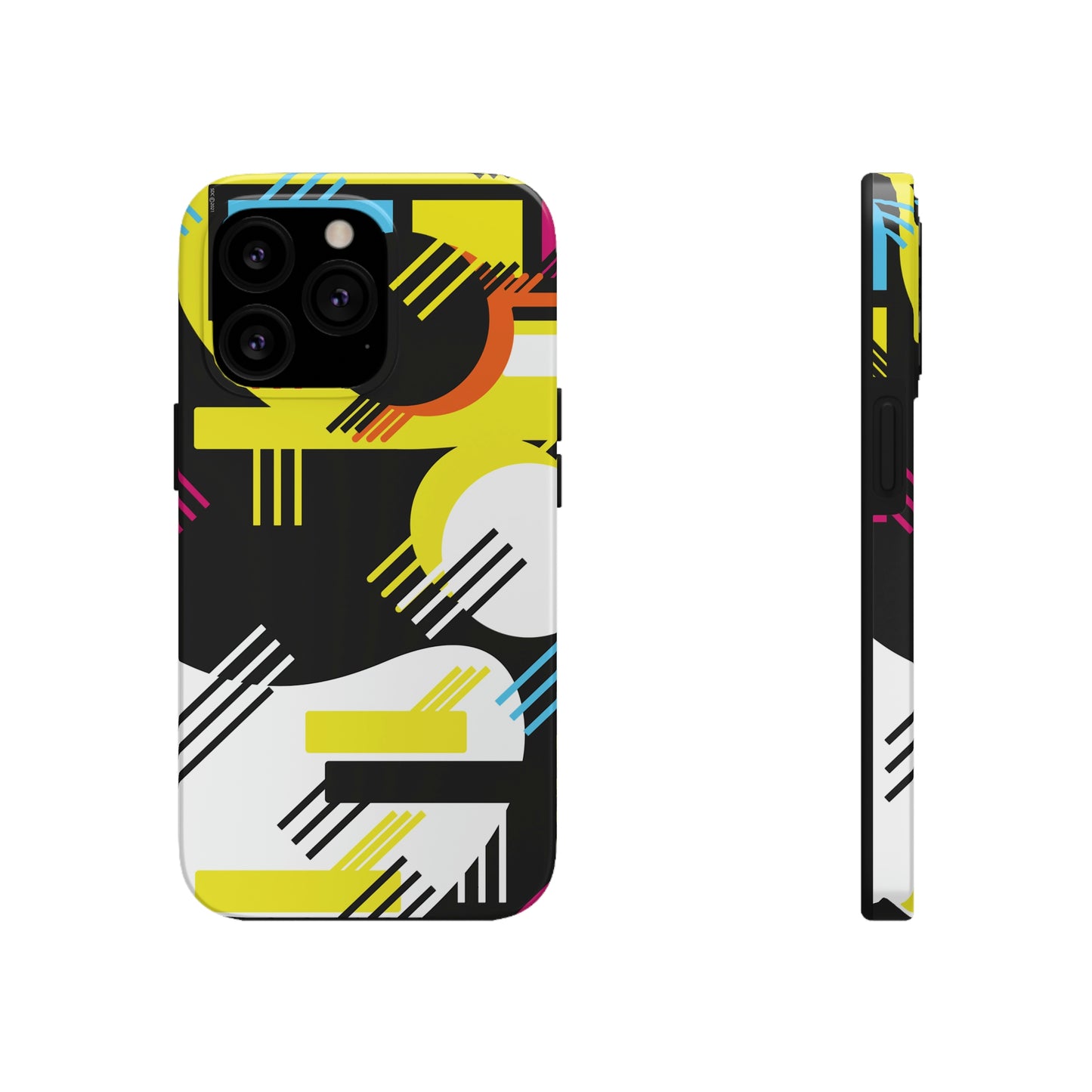 Tough Phone Cases, Case-Mate -80s Retro Abstract Graphic Art - Primary Tines -