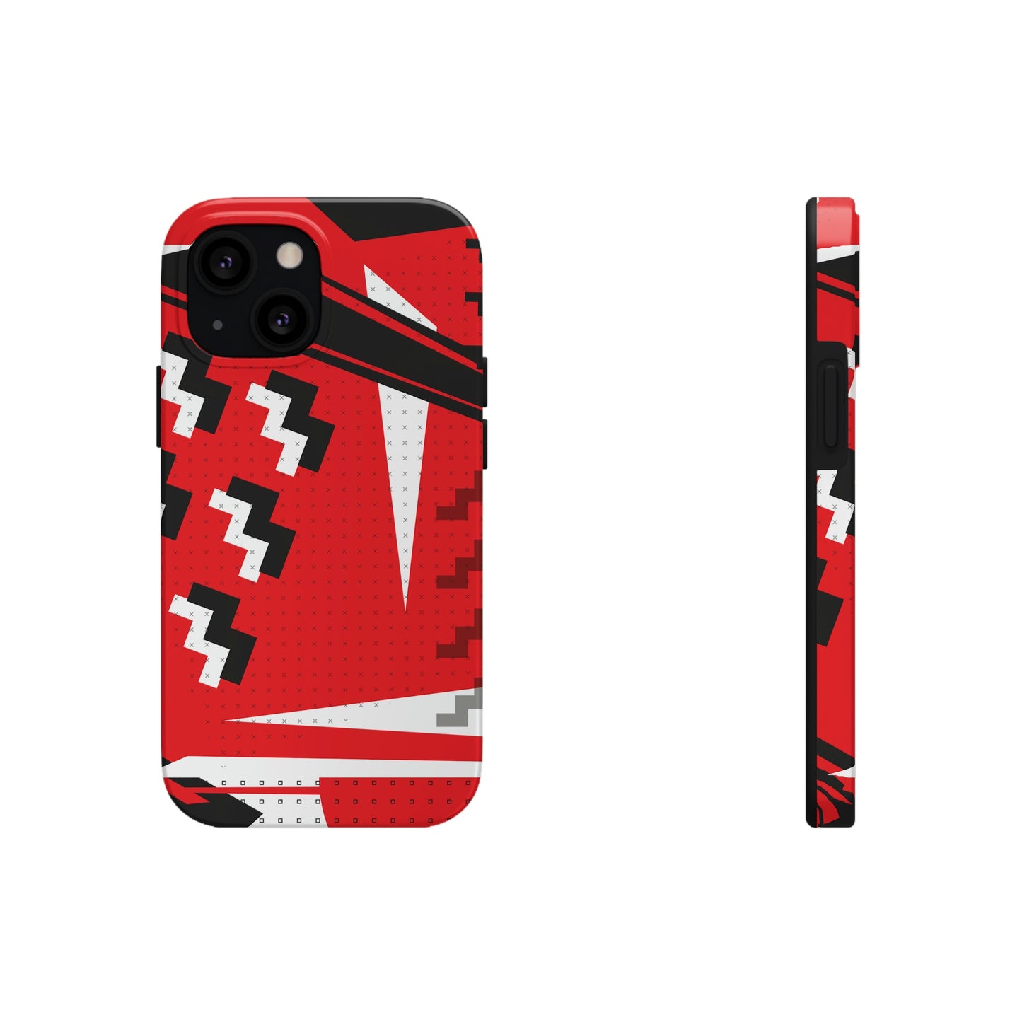 Tough Phone Cases, Case-Mate -80s Retro Abstract Graphic Art - Attack Formation -