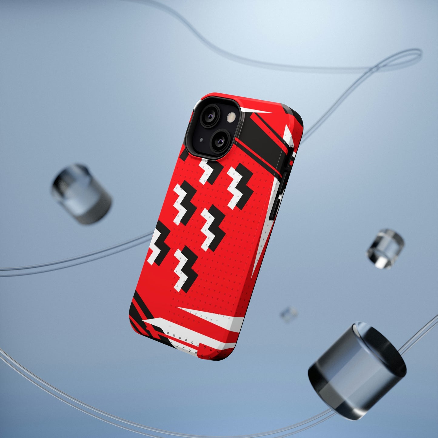 Impact-Resistant Cases - 1980s Retro Abstract Graphic Art - Attack Formation -