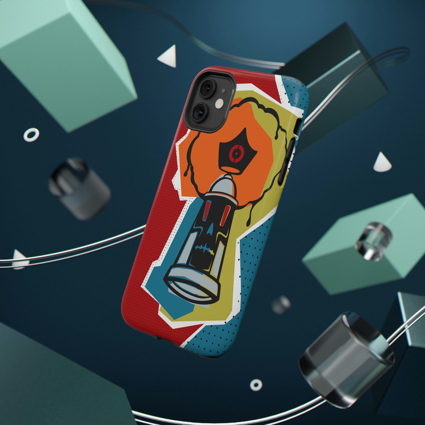 Impact-Resistant Cases - Street Art - Skizo Fa2hq - Spray Can Skull -